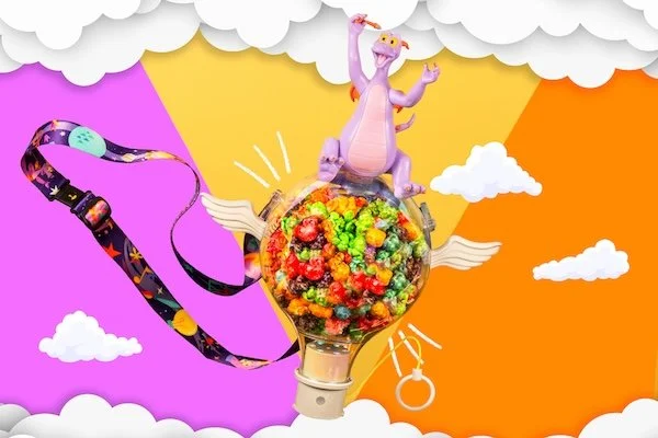 Epcot figment popcorn bucket festival of the arts