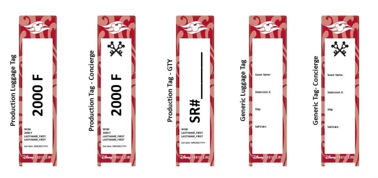 Disney-Cruise-Line-Luggage Tags