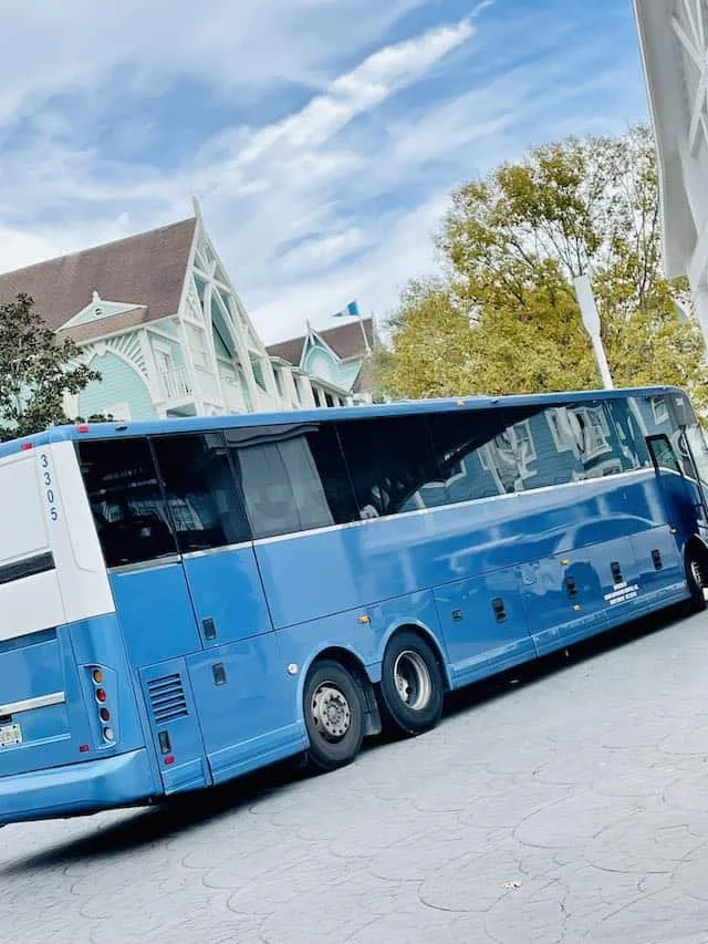 Blue Mears Bus in Orlando - Disney World