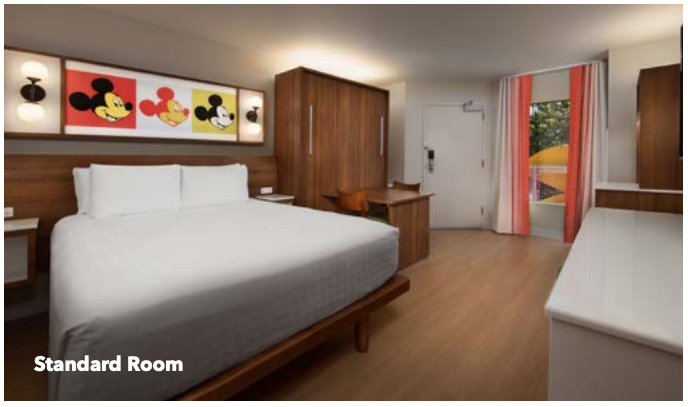 typical room at Disney's Pop Century Resort