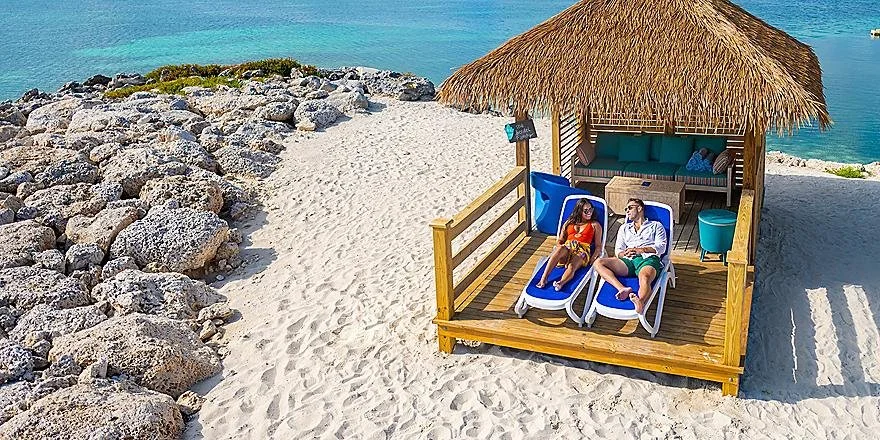 chill island cabanas - royal caribbean - perfect day at cococay