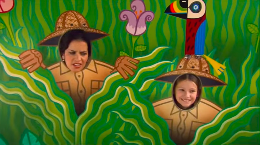 stacy being silly at Dsiney's Animal Kingdom Park in Must-Do Disney