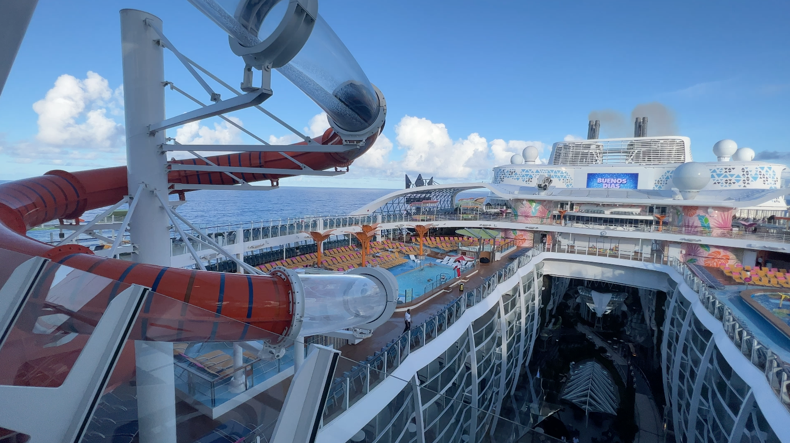 wonder of the seas - water slides