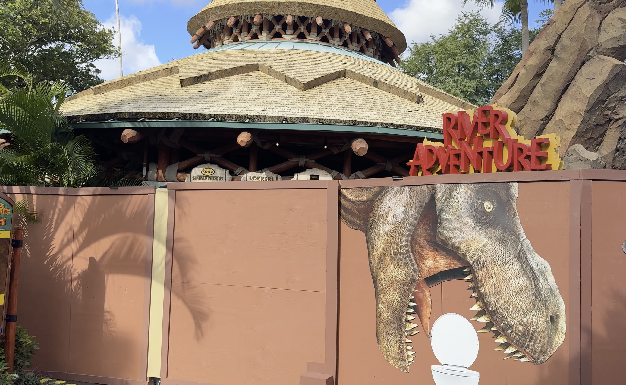Jurassic Park River Adventure will be closed for most of 2026