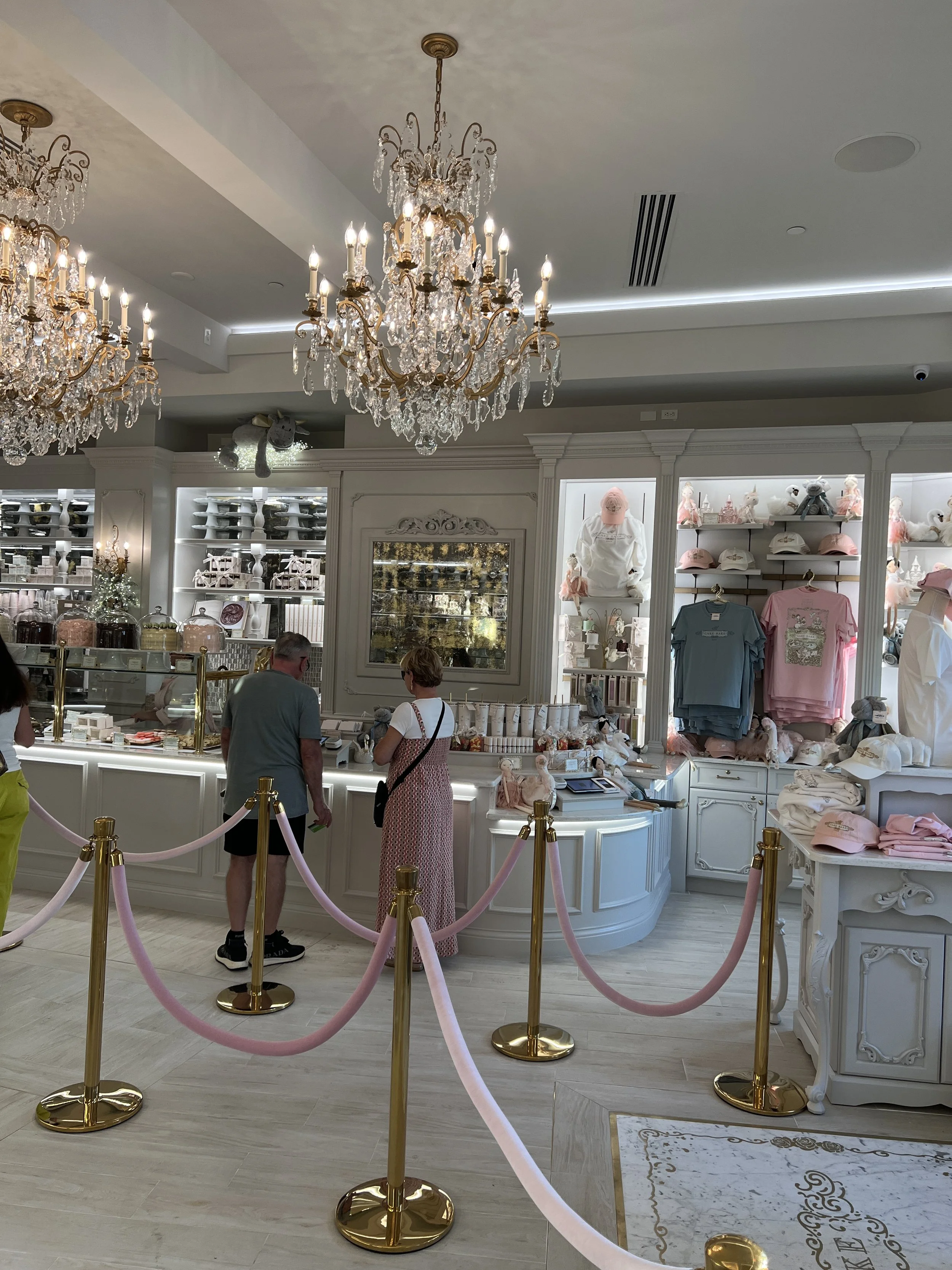 inside the cake bake shop at disney world