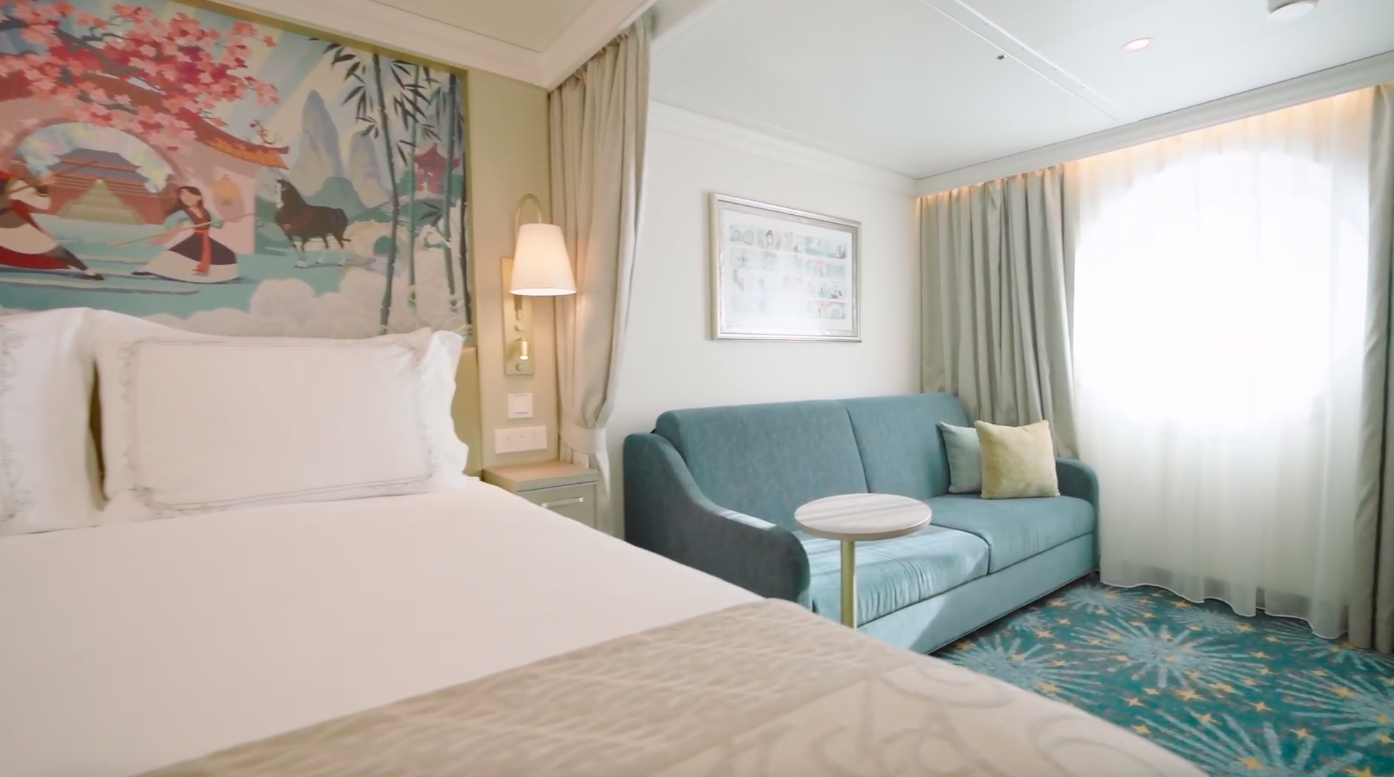 Oceanview Stateroom with large porthole and no verandah