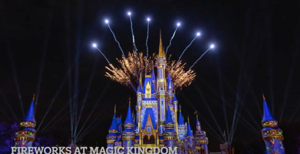 Fireworks at Magic Kingdom Park