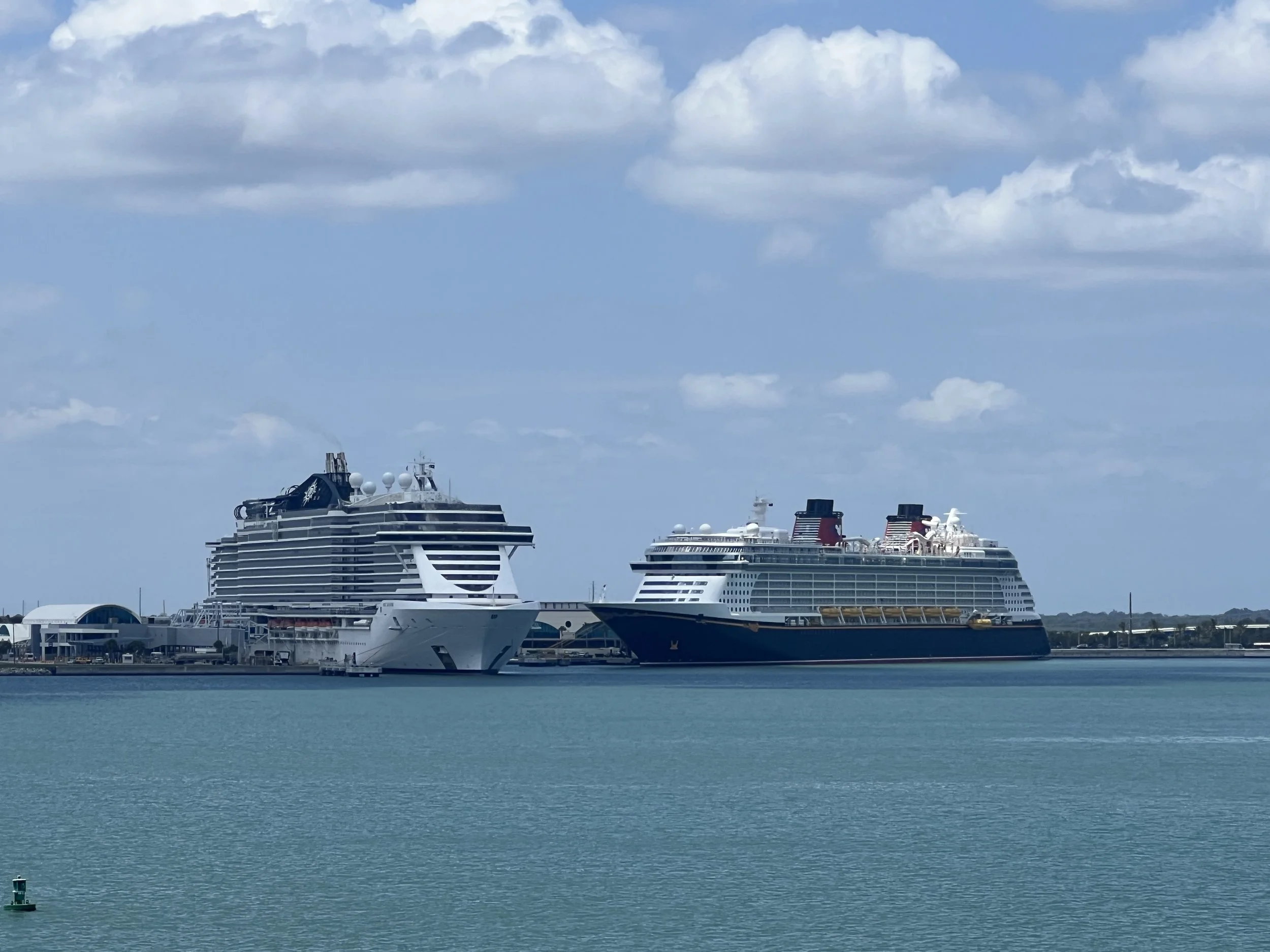 2 ships returning to port canaveral for debarkation