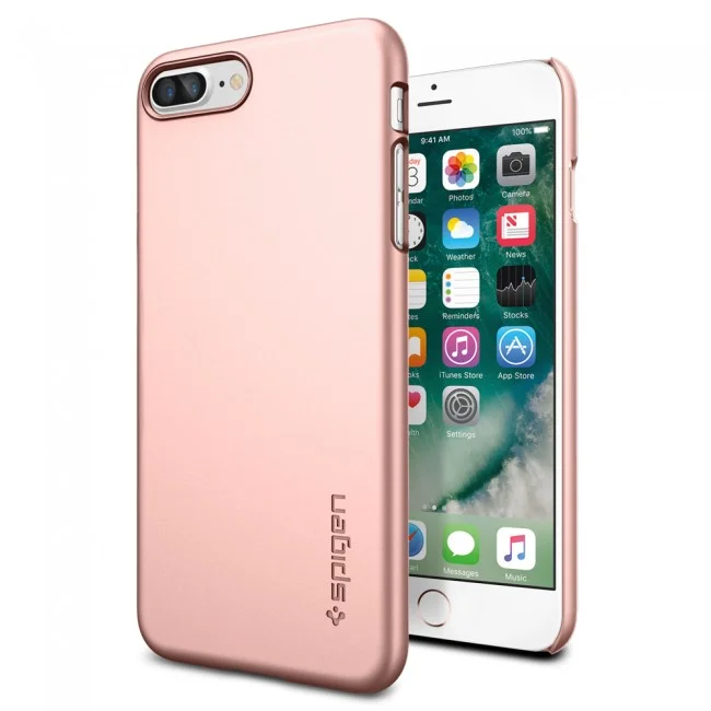 Spigen Iphone 7 Plus Thin Fit Case Rose Gold Corecomputerco