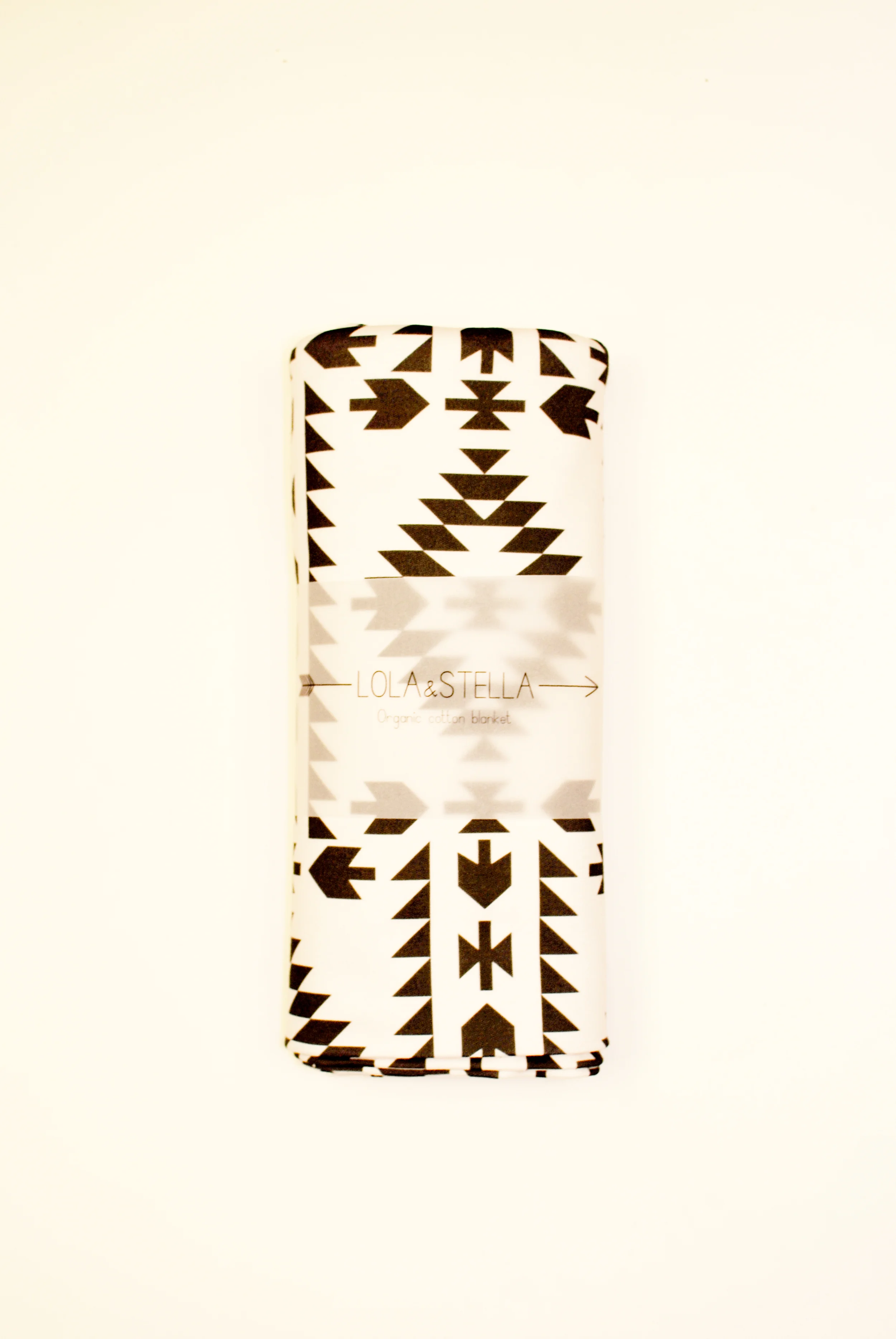 organic baby blanket // native print