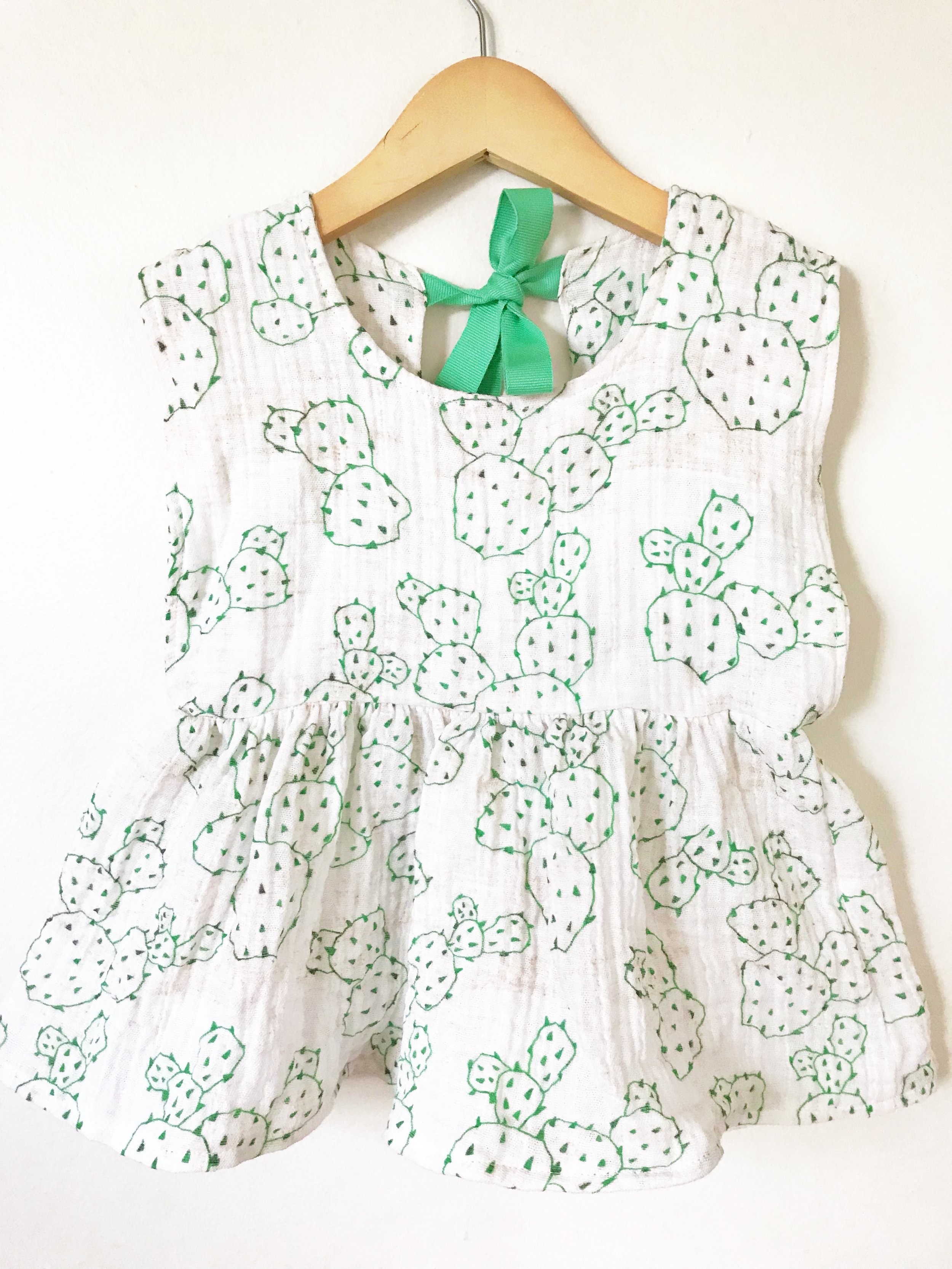 cactus peplum shirt