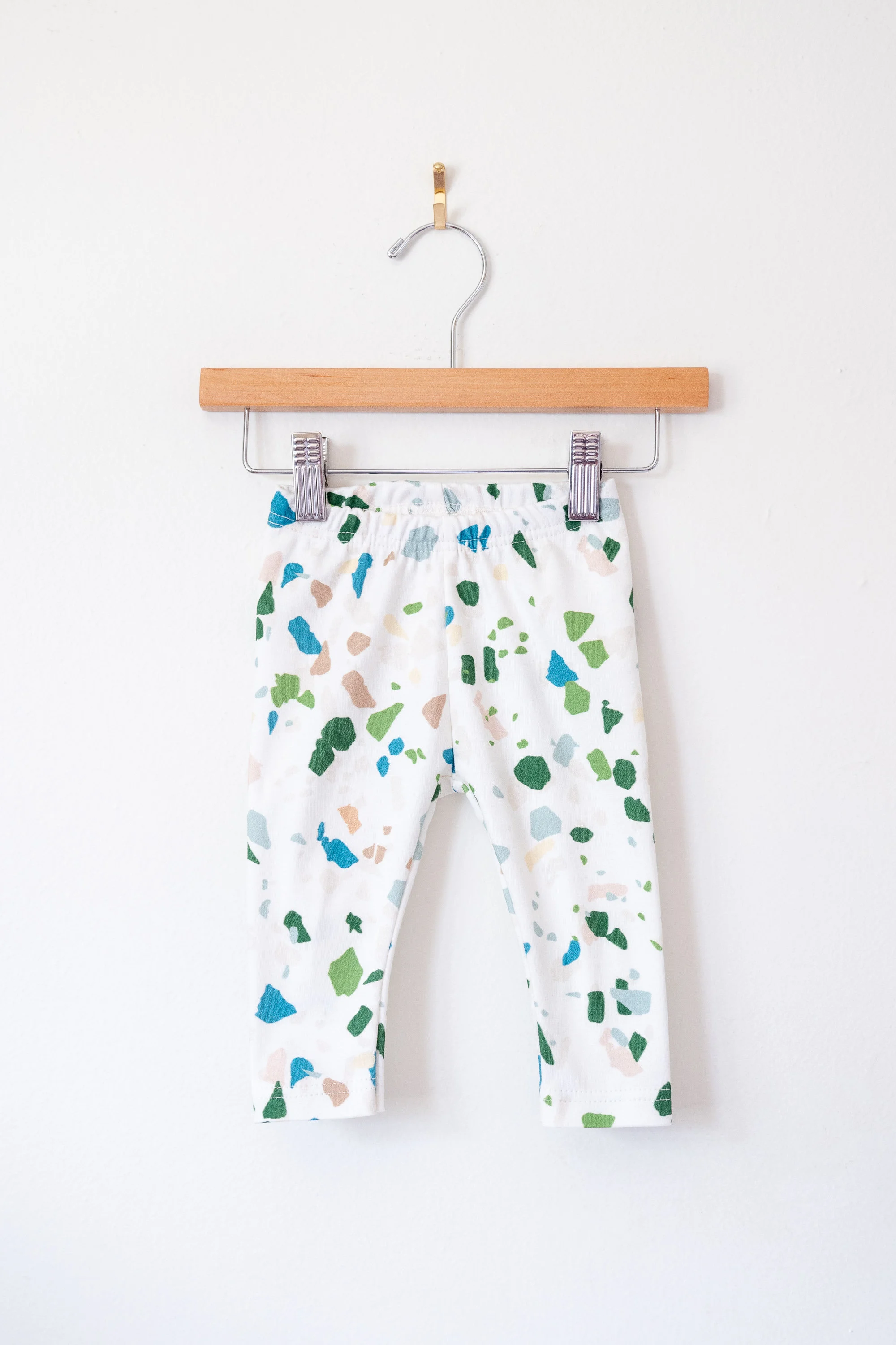 terrazzo print leggings