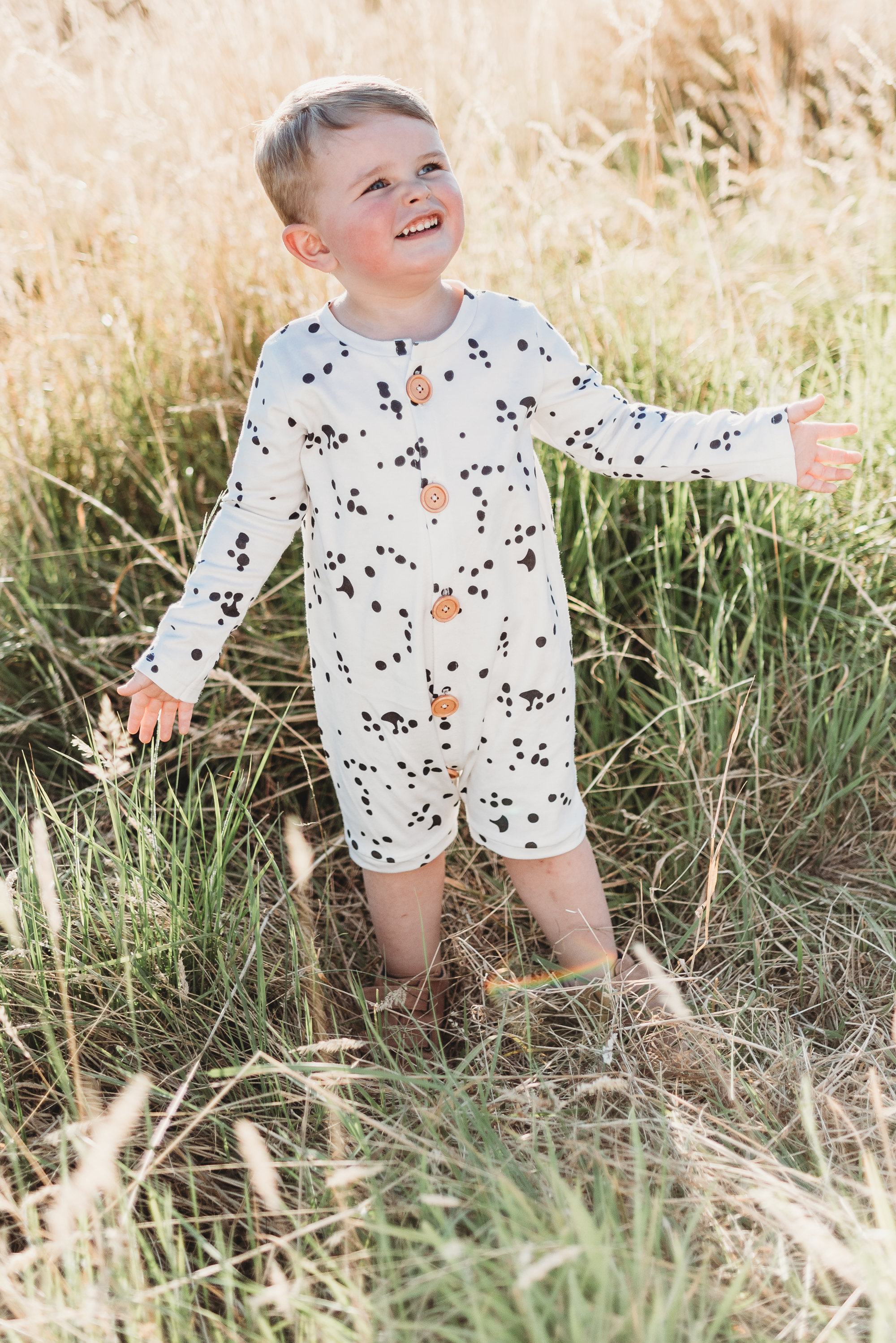 organic baby romper