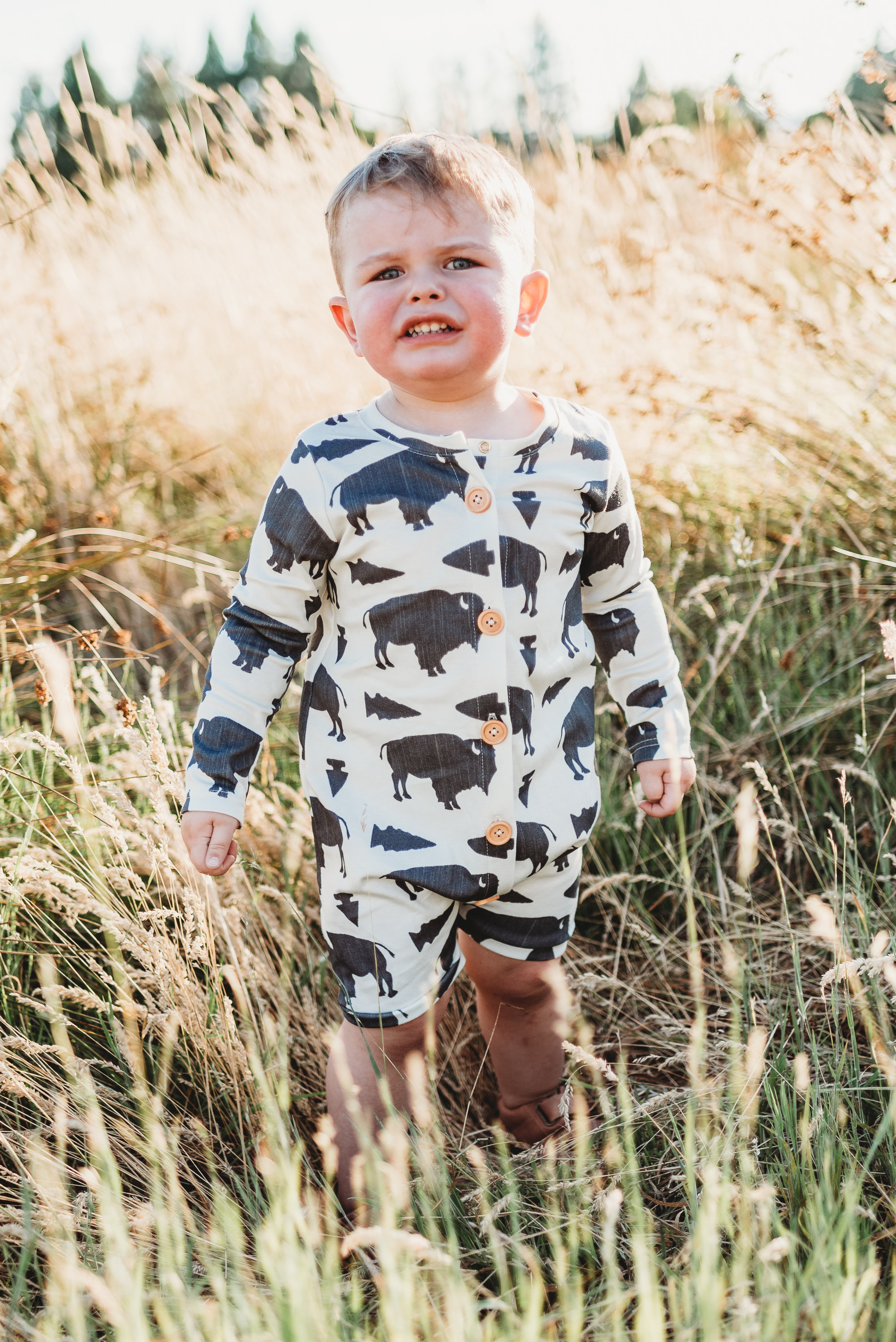 button front romper