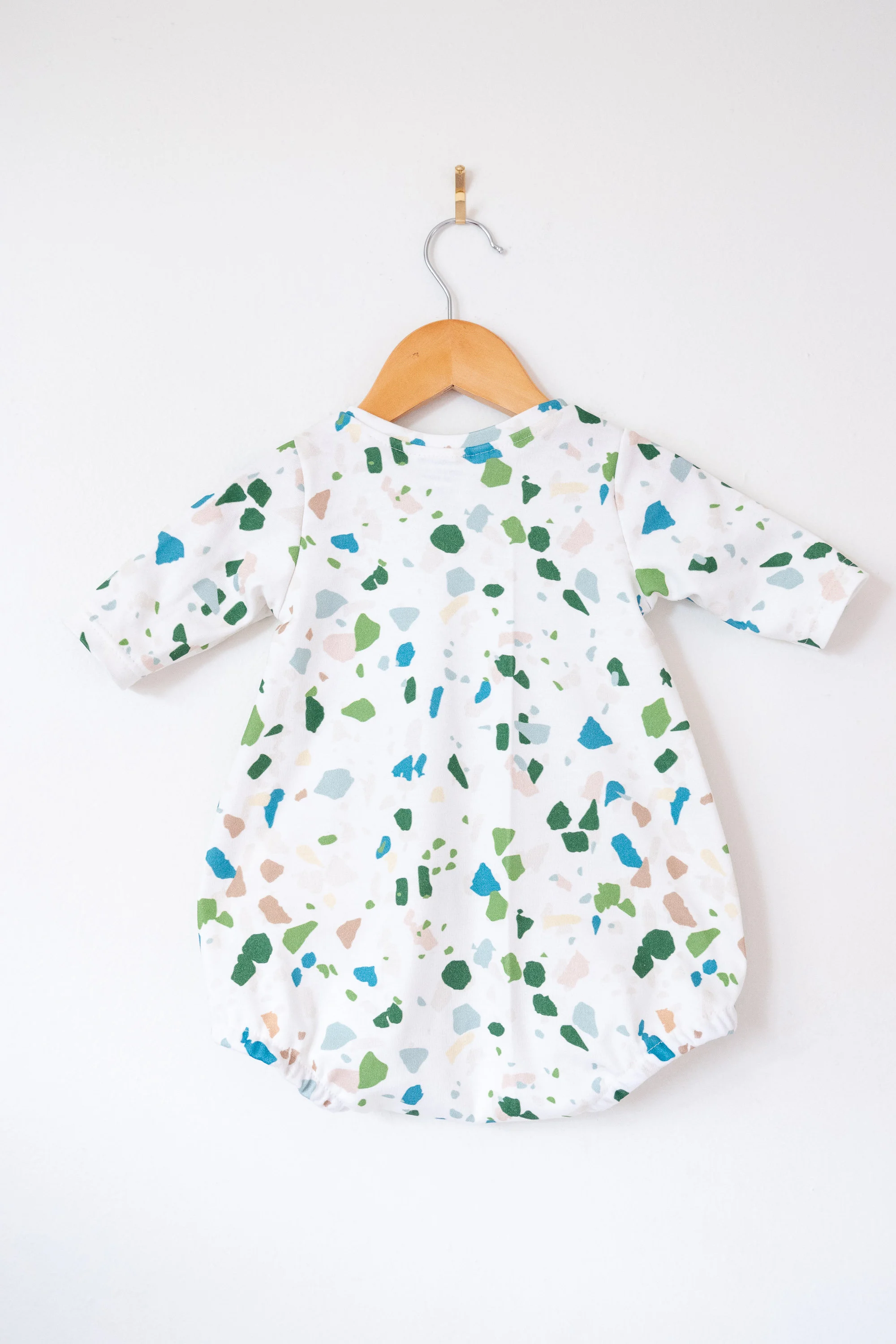 organic baby romper
