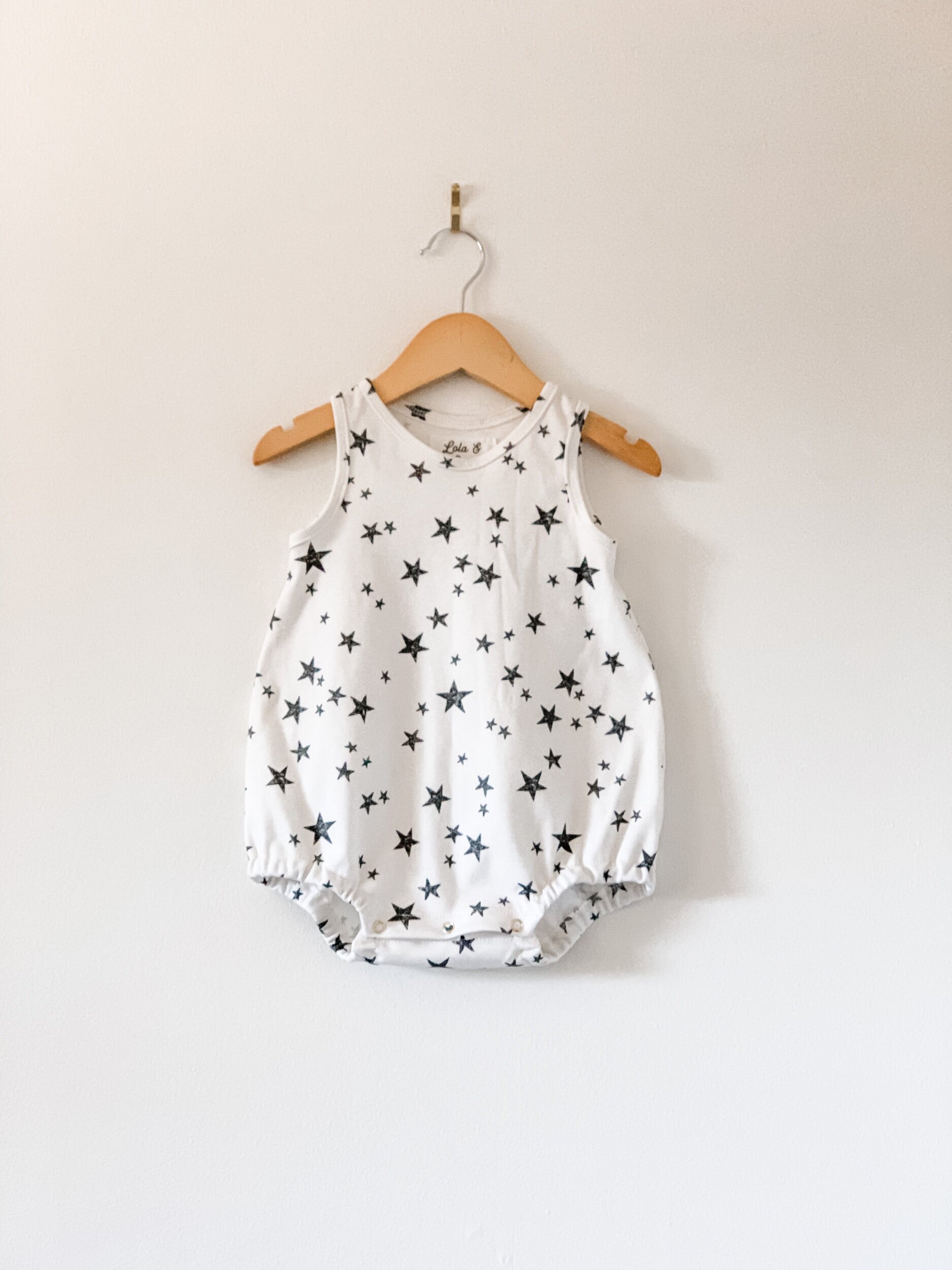 organic bubble romper // stars