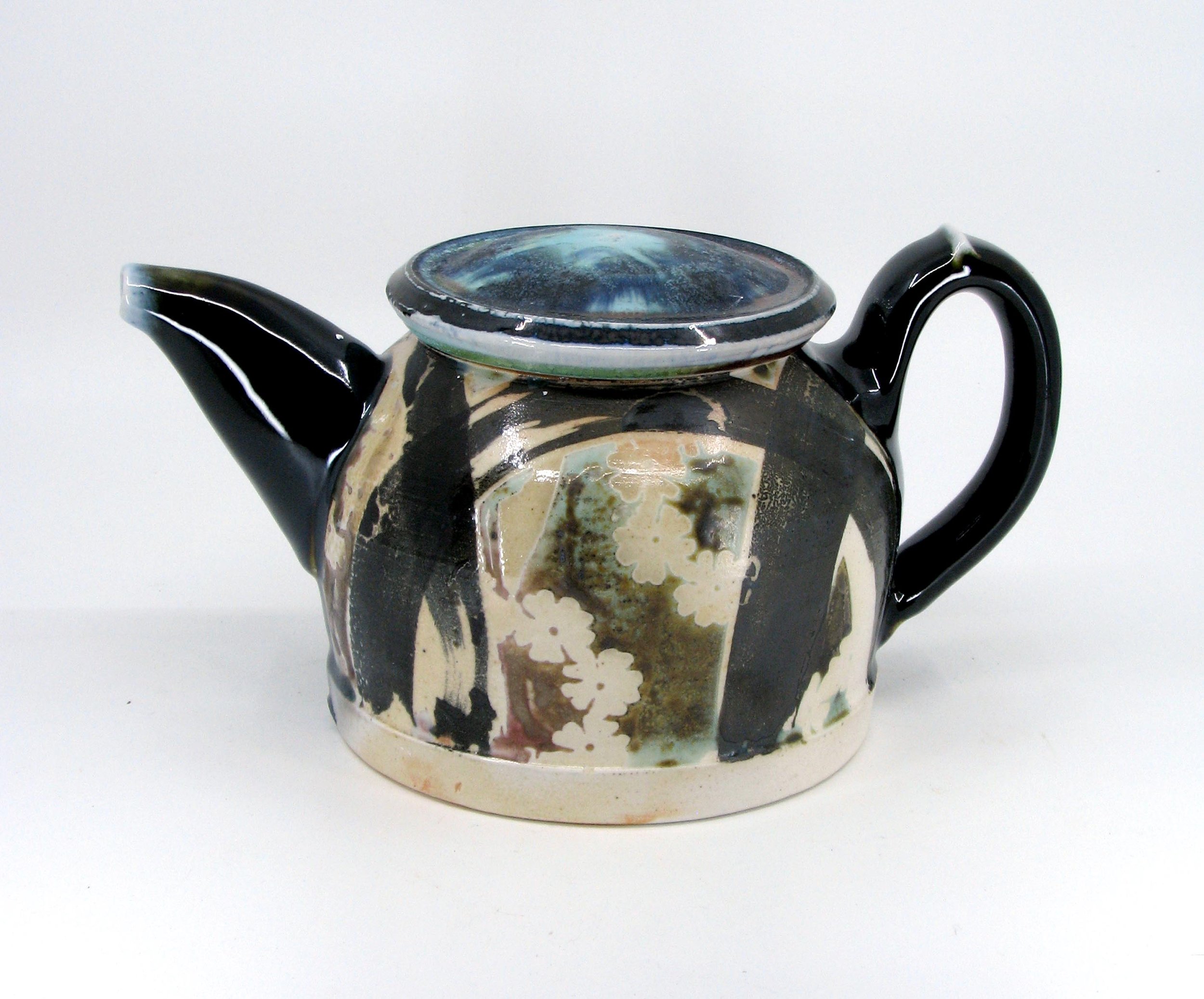 Teapot with Verbena Motif