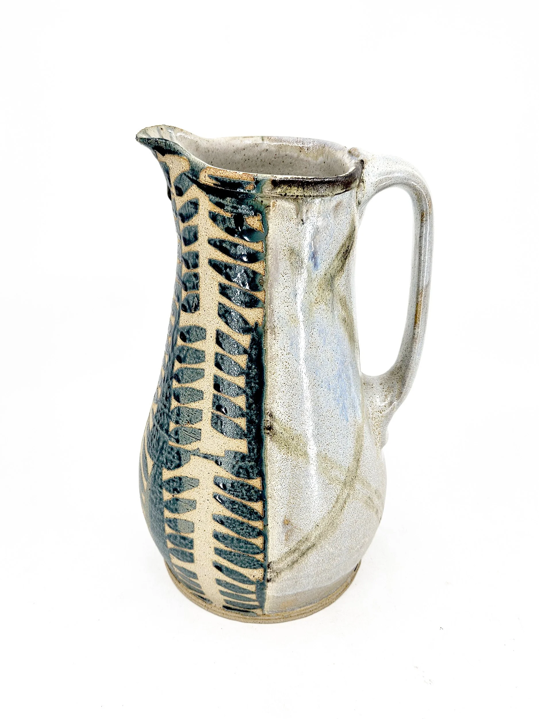 Pecan Frond Pitcher