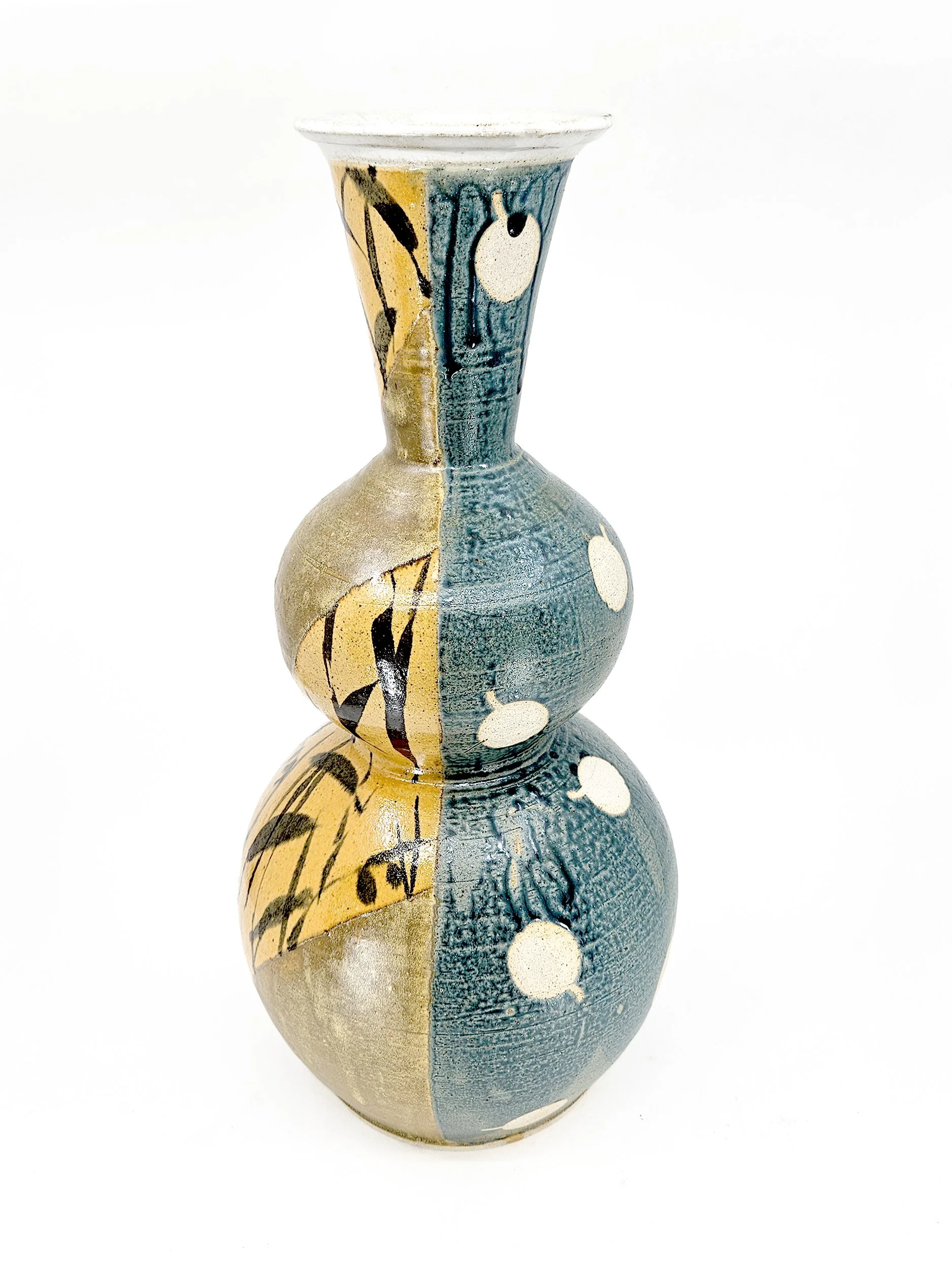 Wooly Croton Gourd Vase