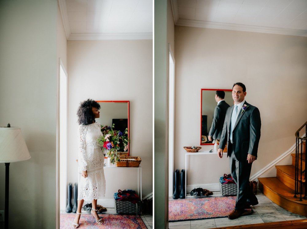 Philadelphia Wedding Elopement Colorful Portraits Zahav Reception 