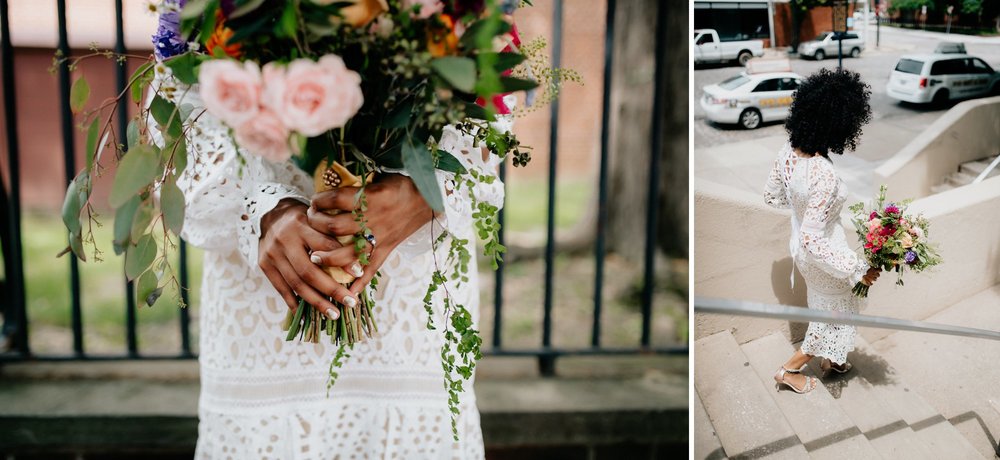 Philadelphia Wedding Elopement Colorful Portraits Zahav Reception 