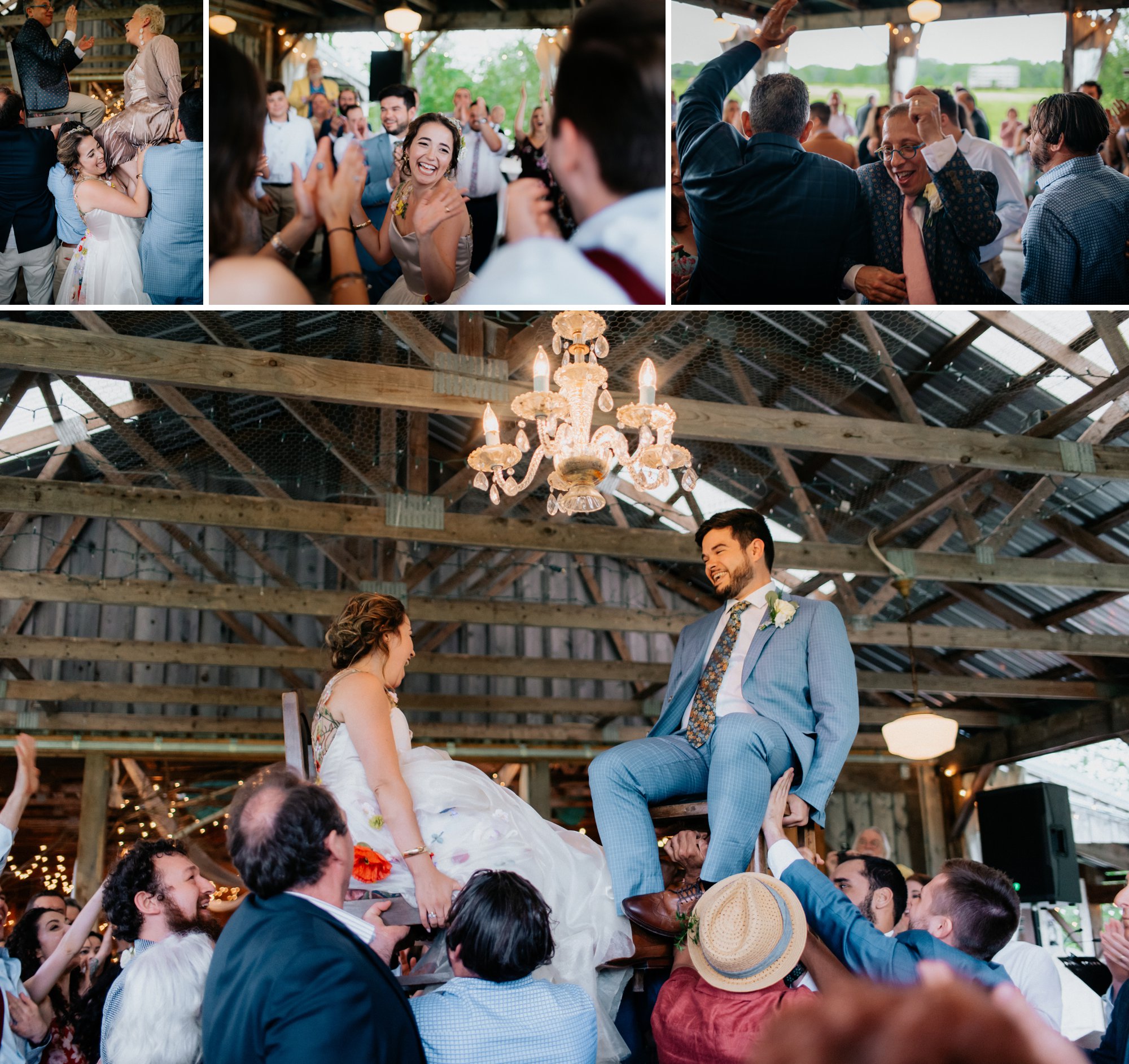 Fiddle Lake Farm Philadelphia Pennsylvania Misty Rustic Wedding with Lush Florals Hora