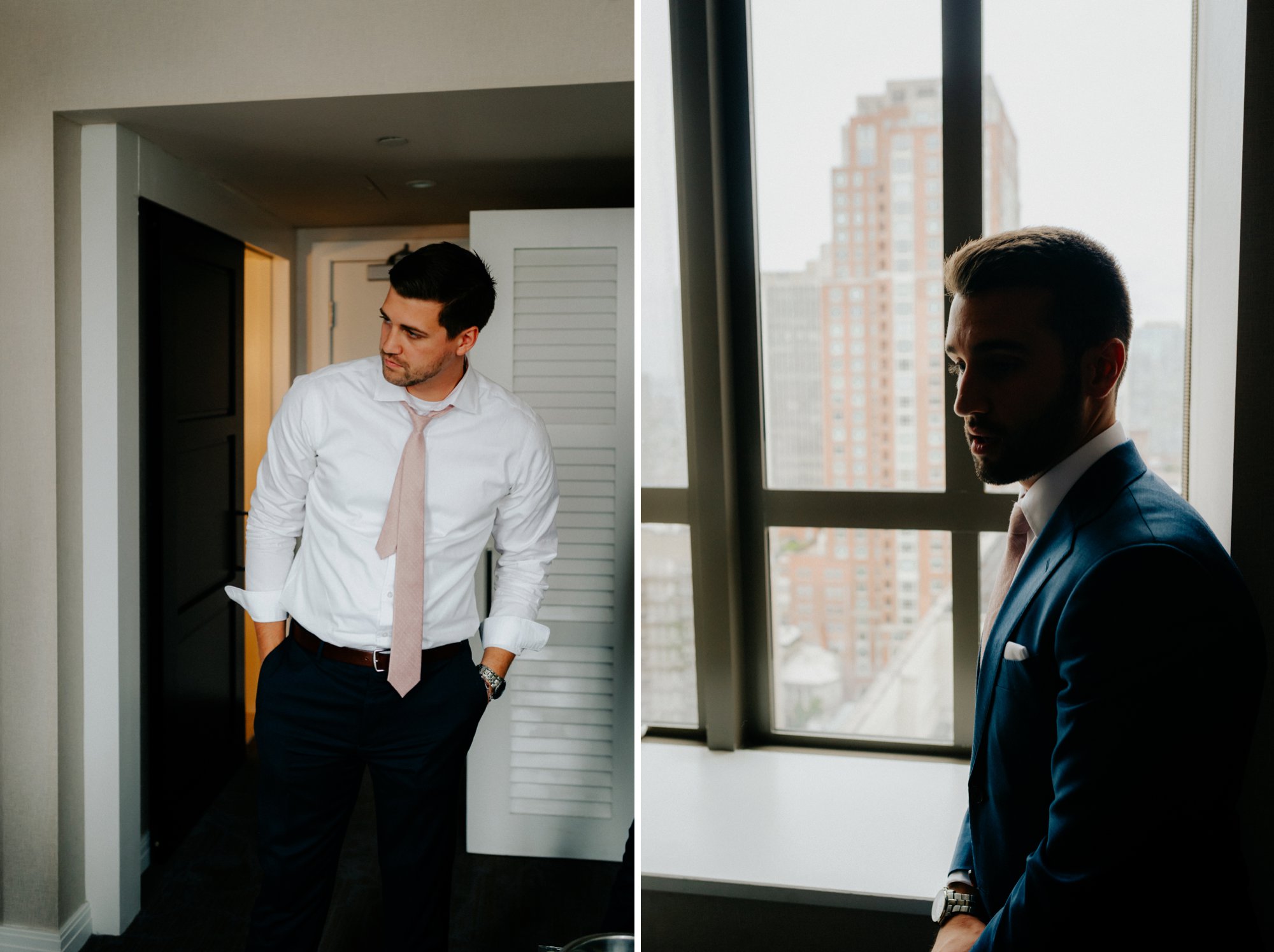 Lush Rainy Wedding at Knowlton Mansion in Philadelphia PA Moody Shadows and Umbrella Portraits