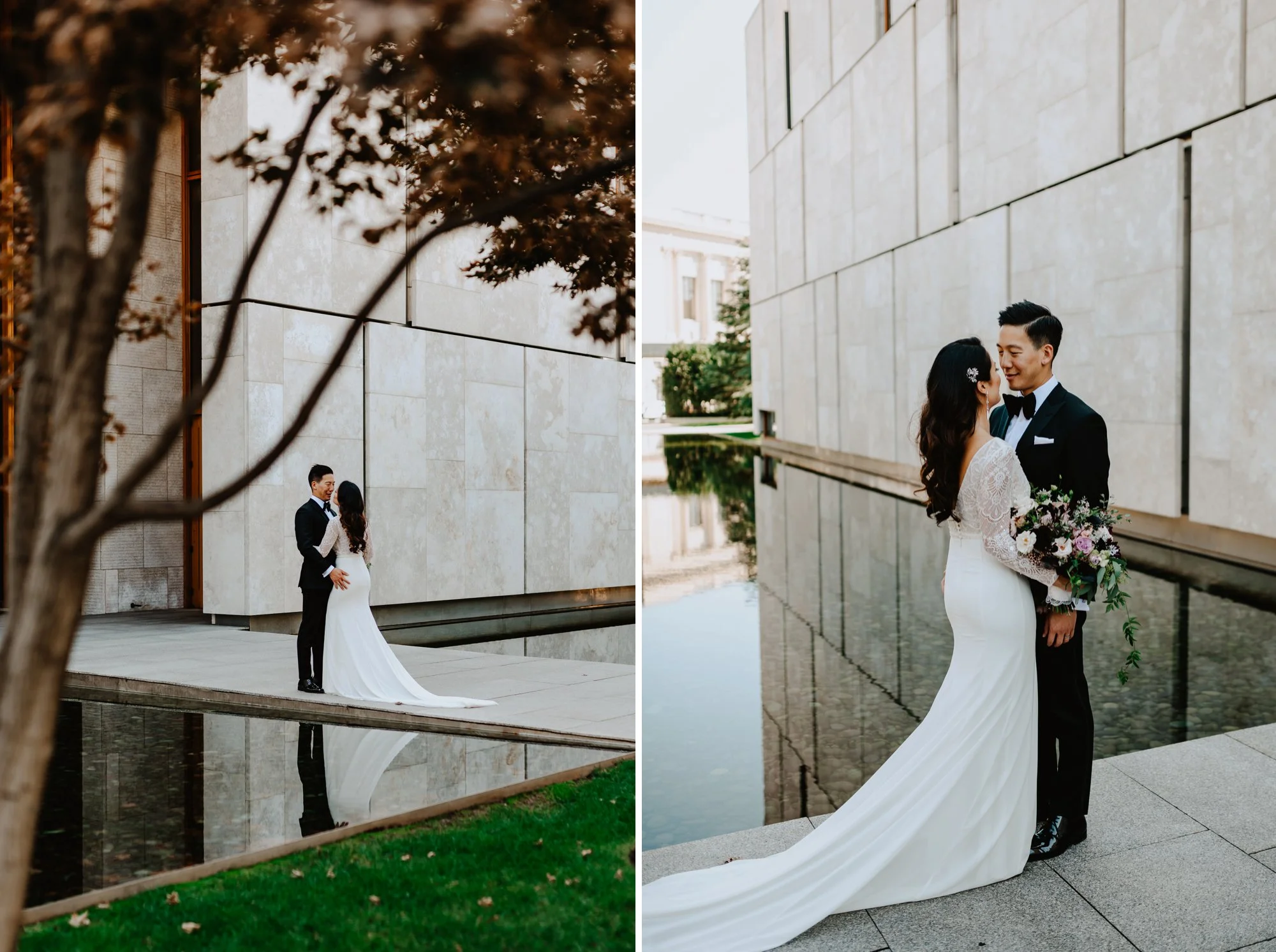 Modern Philadelphia Wedding with a Traditional Tea Ceremony and other Asian Traditions with Glamorous Portraits