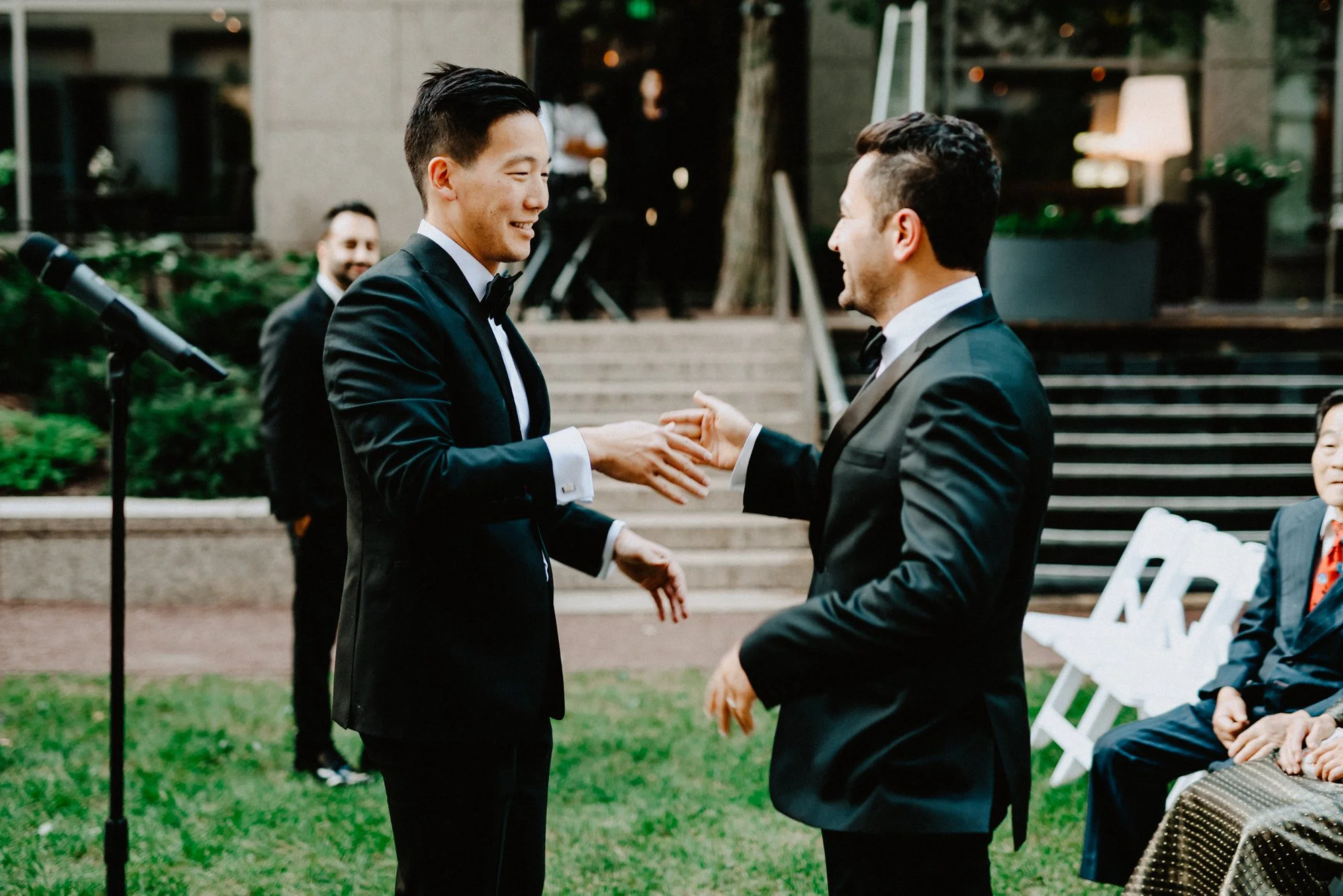 Modern Philadelphia Wedding with a Traditional Tea Ceremony and other Asian Traditions with Glamorous Portraits