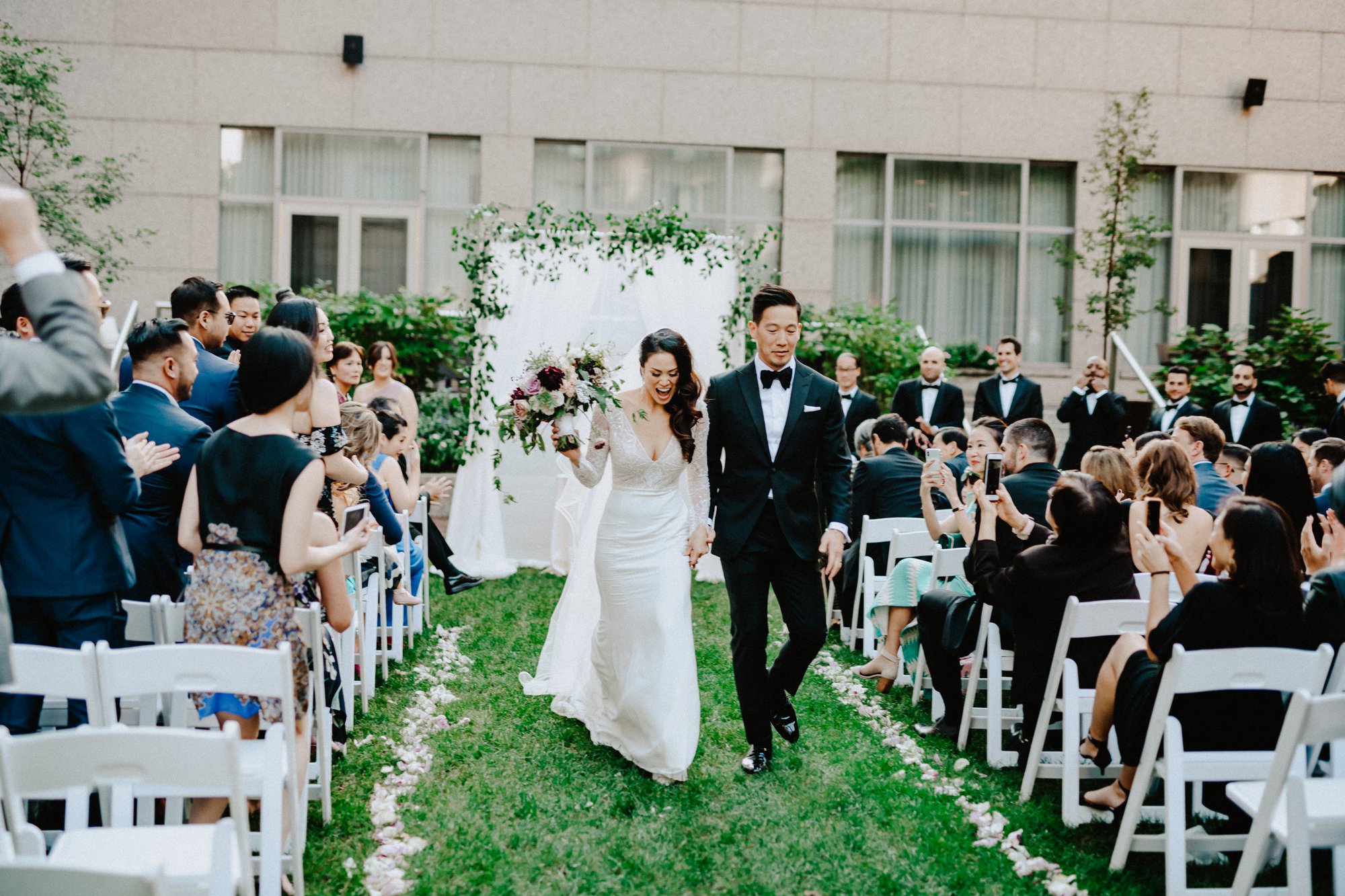 Modern Philadelphia Wedding with a Traditional Tea Ceremony and other Asian Traditions with Glamorous Portraits