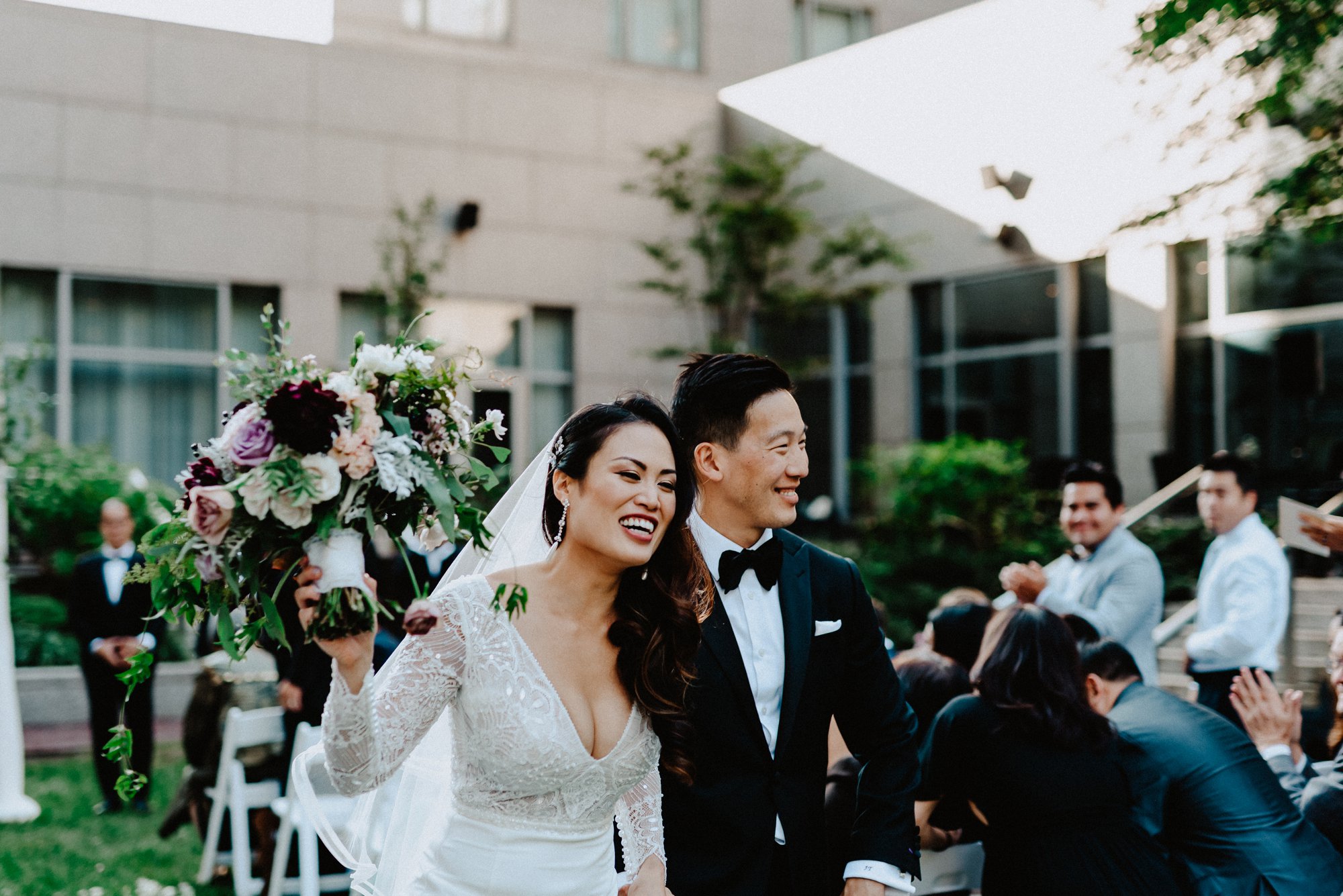 Modern Philadelphia Wedding with a Traditional Tea Ceremony and other Asian Traditions with Glamorous Portraits