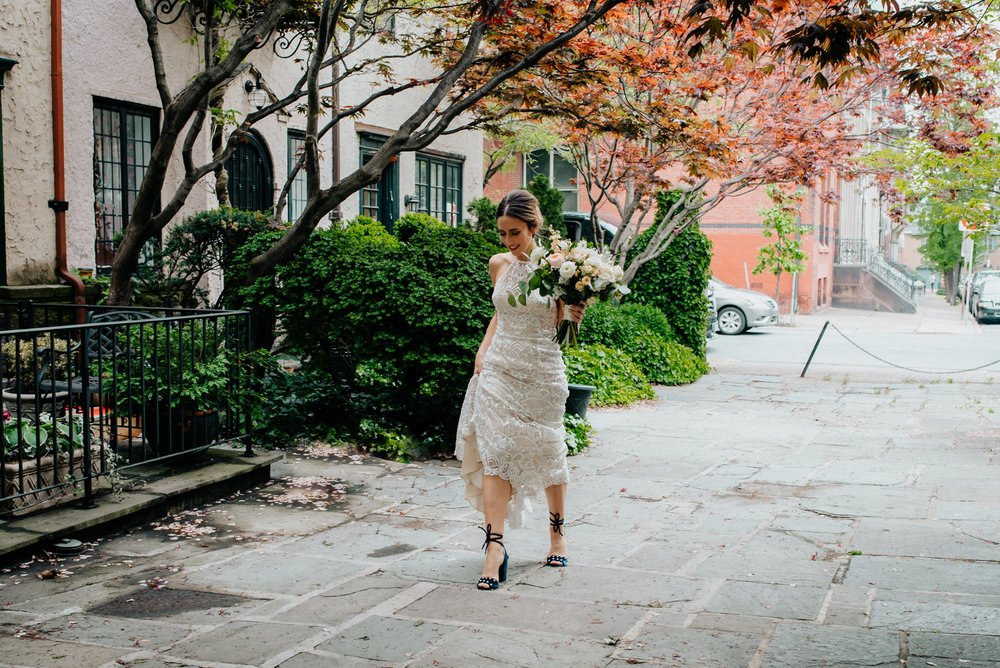 Stylish Philadelphia Wedding with preparations at Stay Lokal Bok and AirBnb and a Bok Building Rooftop Ceremony Grooms Fashion