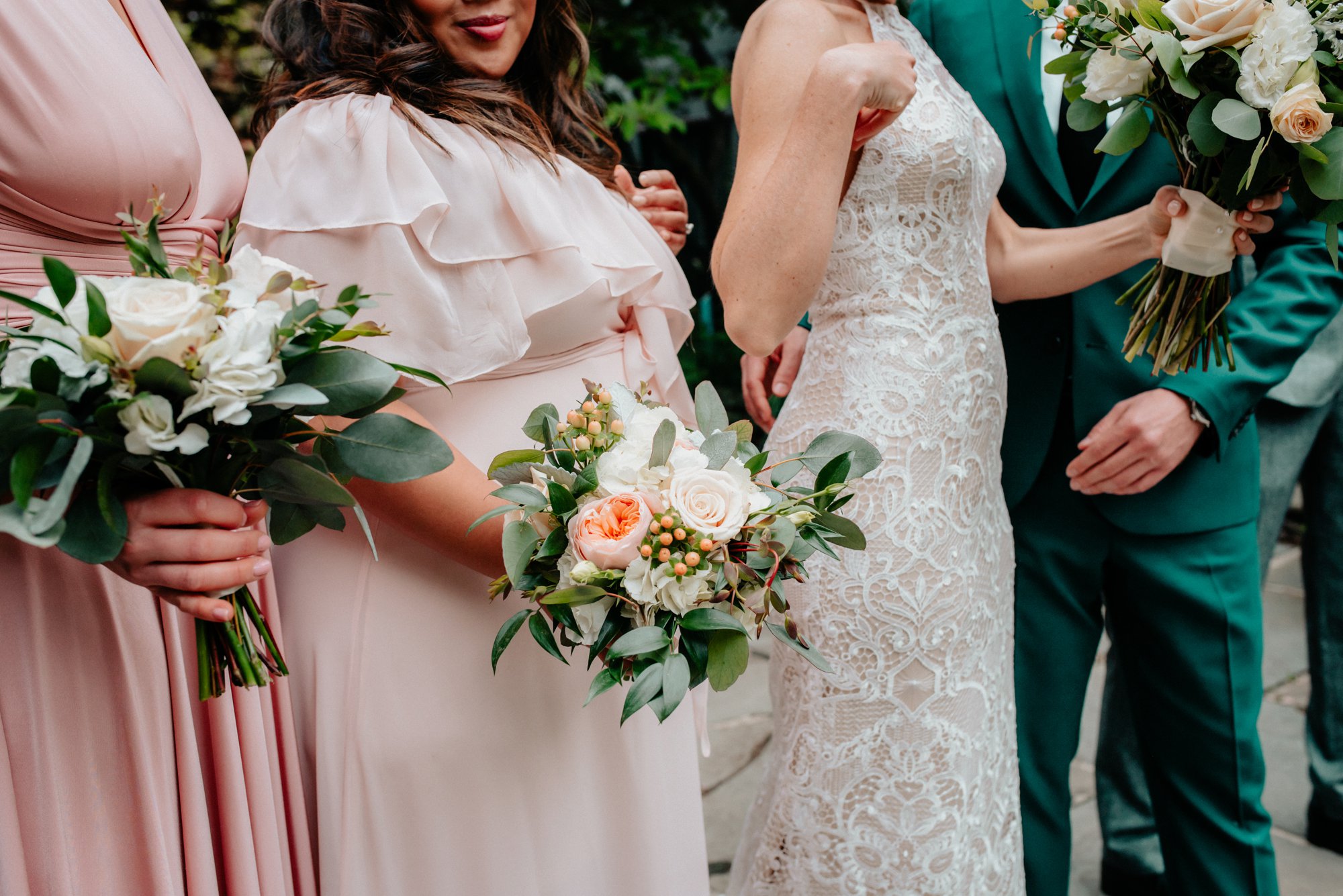 Stylish Philadelphia Wedding with preparations at Stay Lokal Bok and AirBnb and a Bok Building Rooftop Ceremony Grooms Fashion