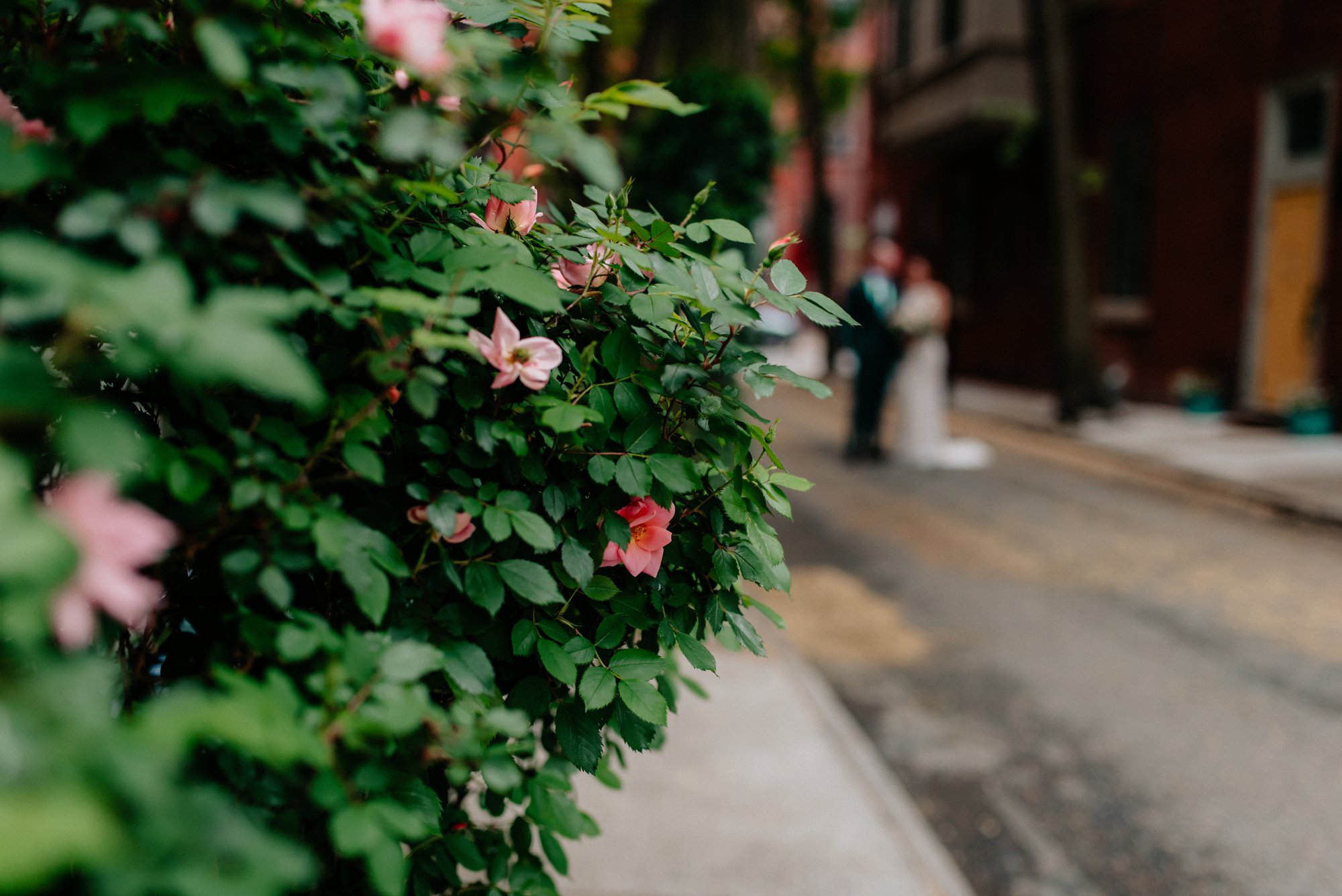 Stylish Philadelphia Wedding with preparations at Stay Lokal Bok and AirBnb and a Bok Building Rooftop Ceremony Grooms Fashion