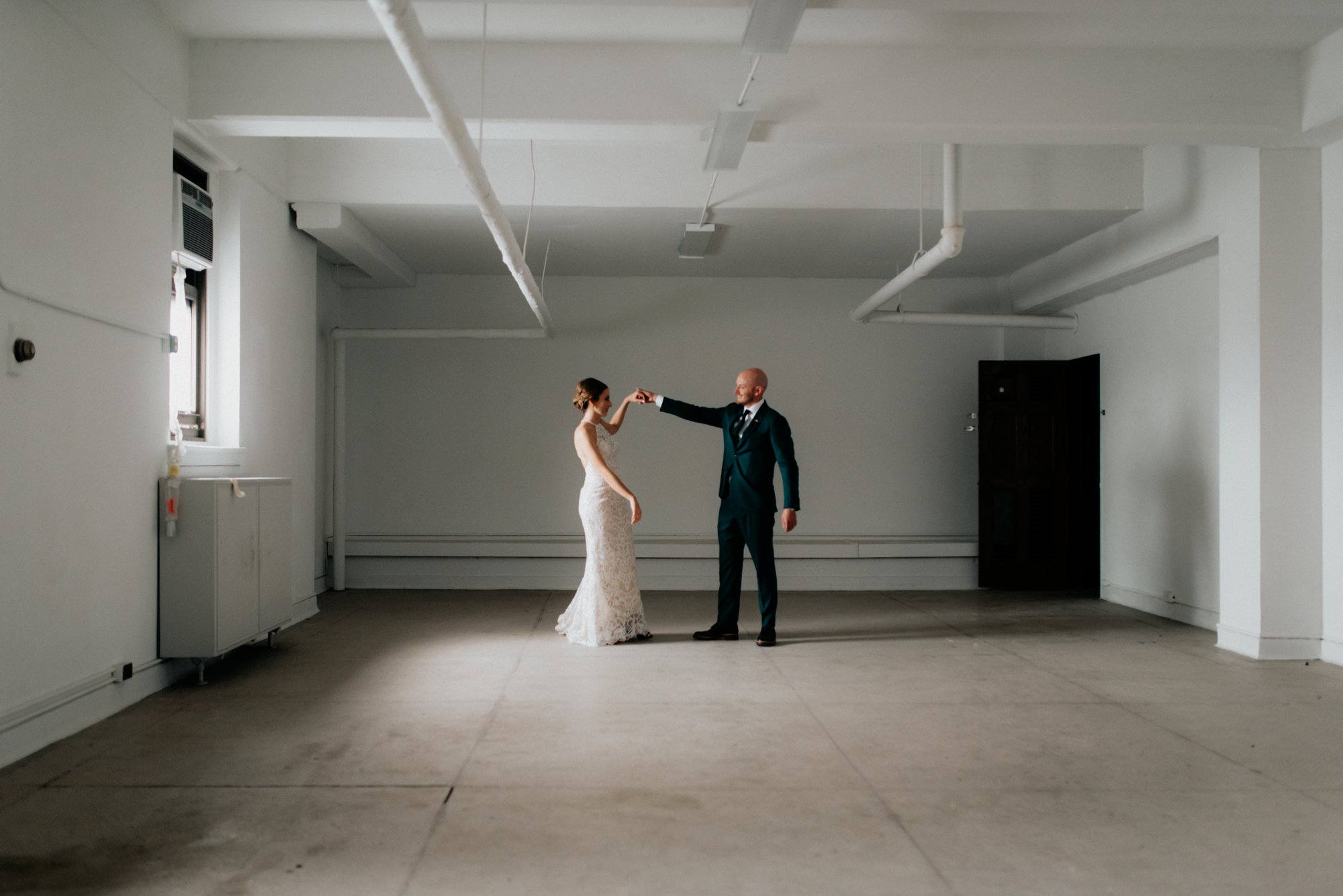 Stylish Philadelphia Wedding with preparations at Stay Lokal Bok and AirBnb and a Bok Building Rooftop Ceremony Grooms Fashion