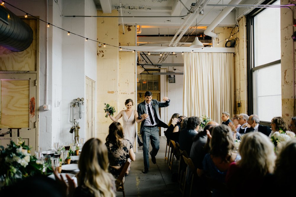 Stylish Philadelphia Wedding with preparations at Stay Lokal Bok and AirBnb and a Bok Building Rooftop Ceremony Grooms Fashion