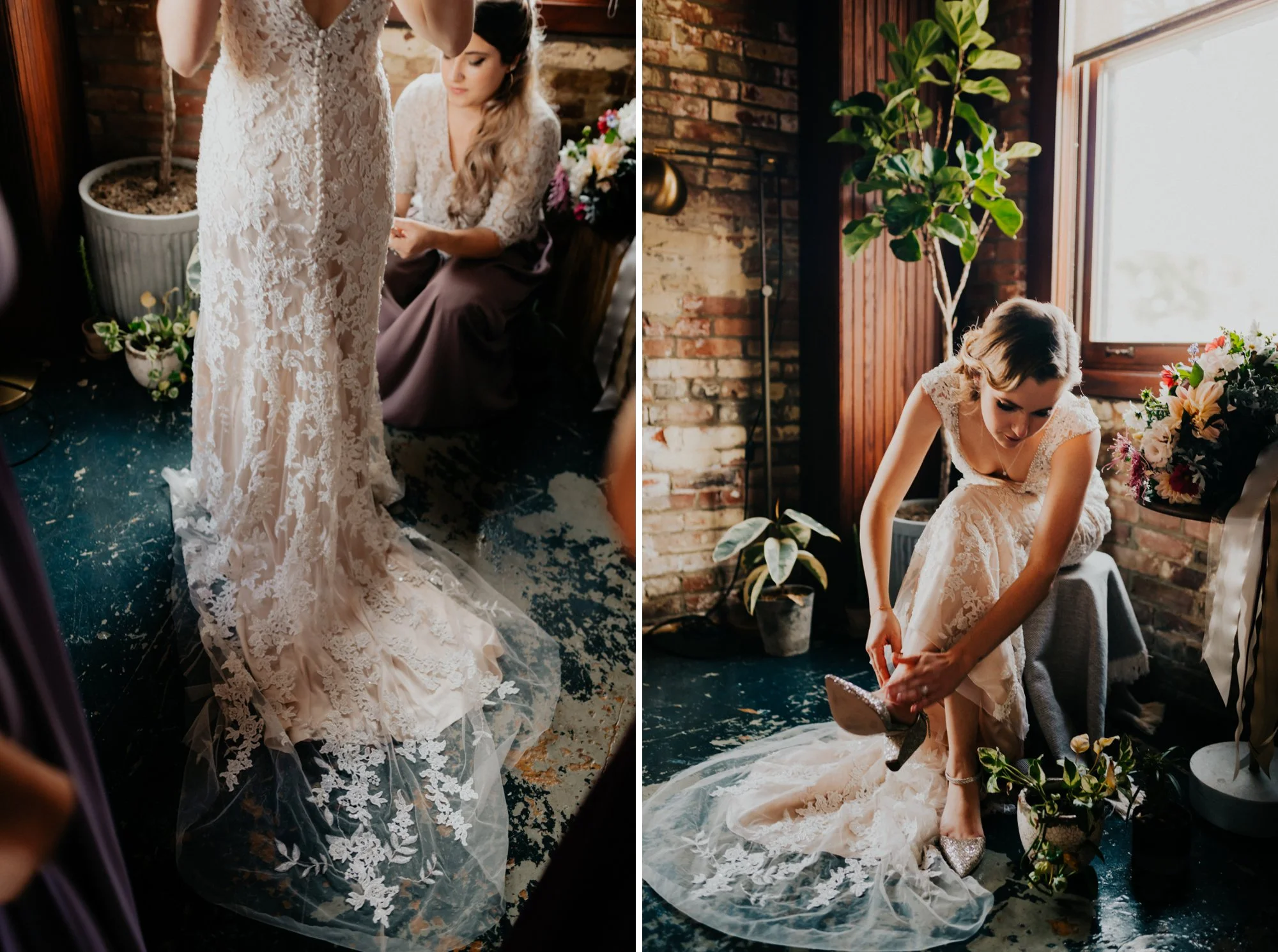 Elegant Fishtown Philadelphia Wedding Modern Styling Donuts Ben Franklin Bridge