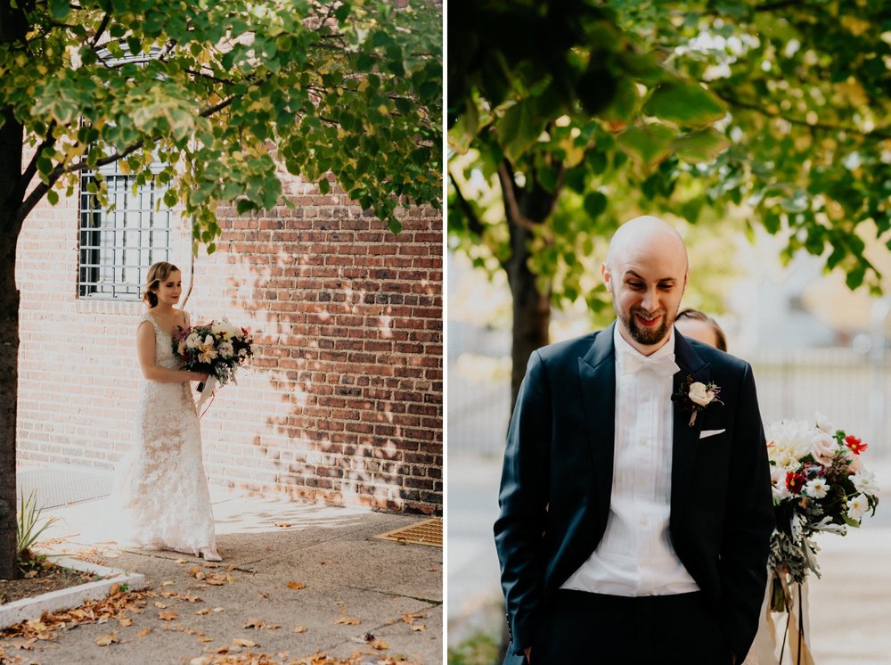 Elegant Fishtown Philadelphia Wedding Modern Styling Donuts Ben Franklin Bridge