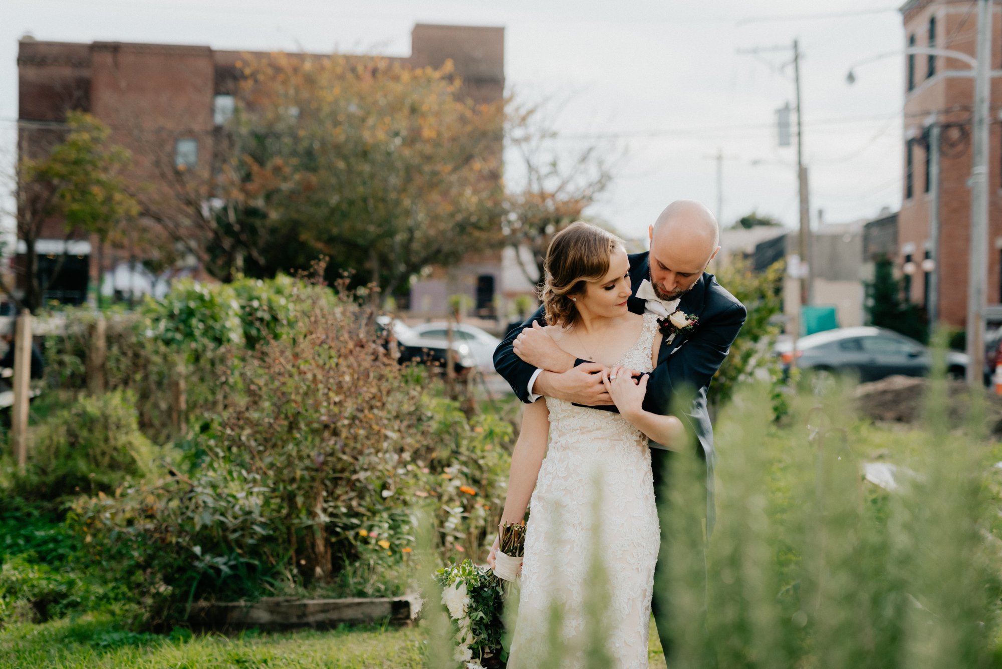 Elegant Fishtown Philadelphia Wedding Modern Styling Donuts Ben Franklin Bridge