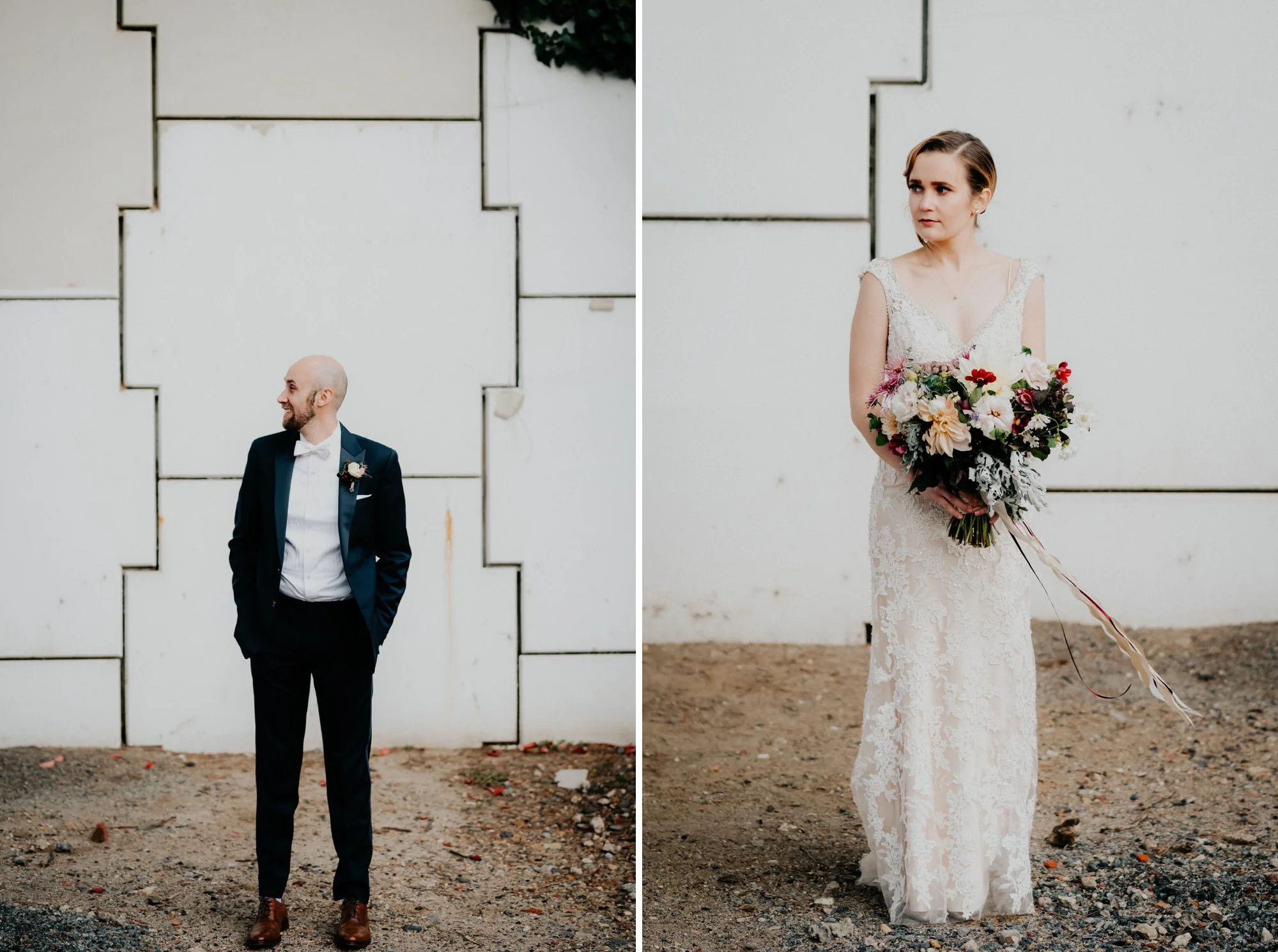 Elegant Fishtown Philadelphia Wedding Modern Styling Donuts Ben Franklin Bridge