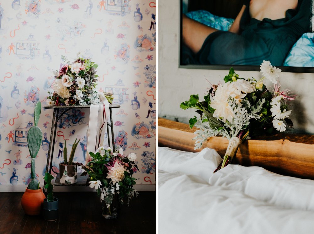 Elegant Fishtown Philadelphia Wedding Modern Styling Donuts Ben Franklin Bridge