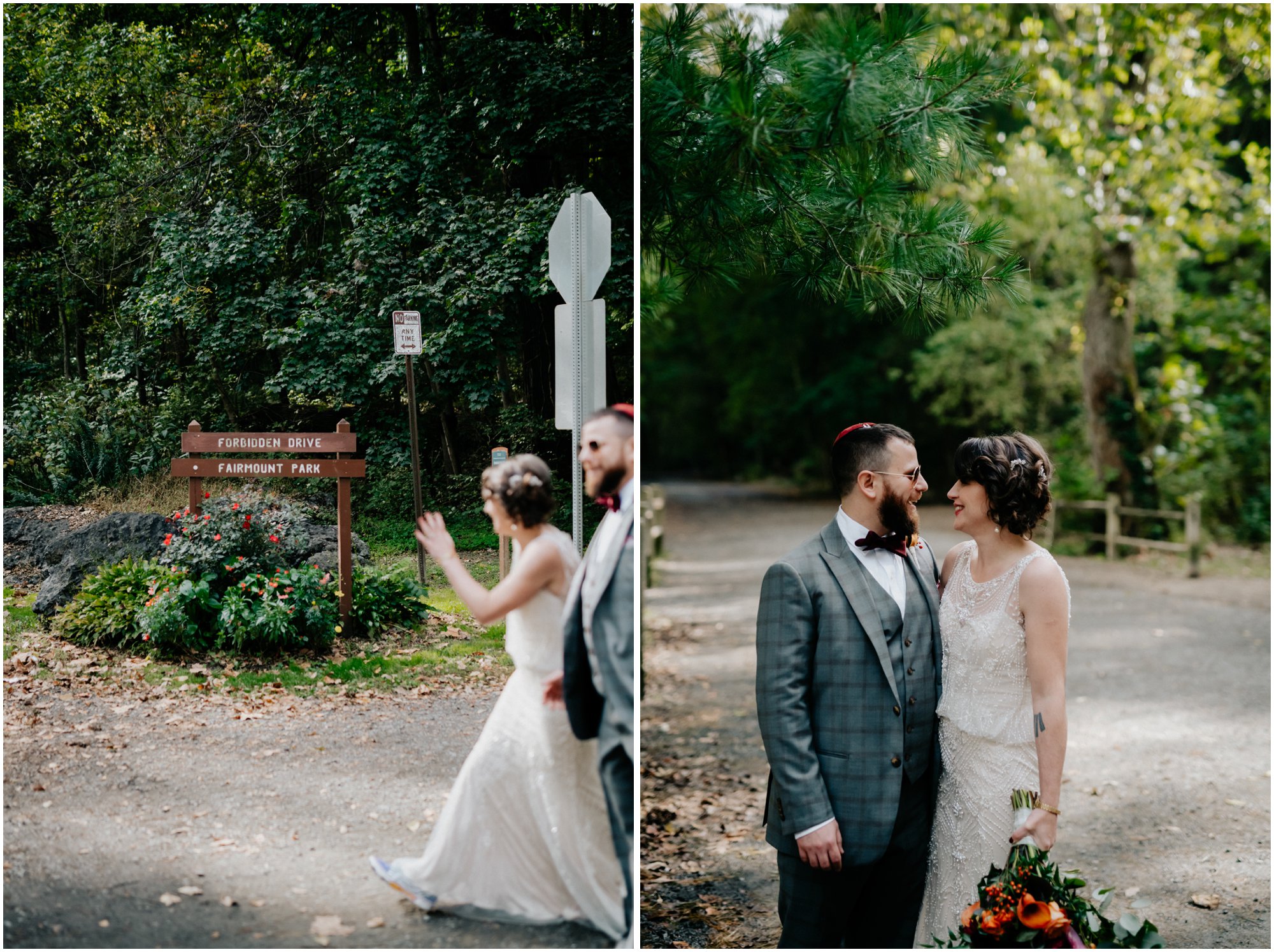 Autumn Wedding in Fairmount Park