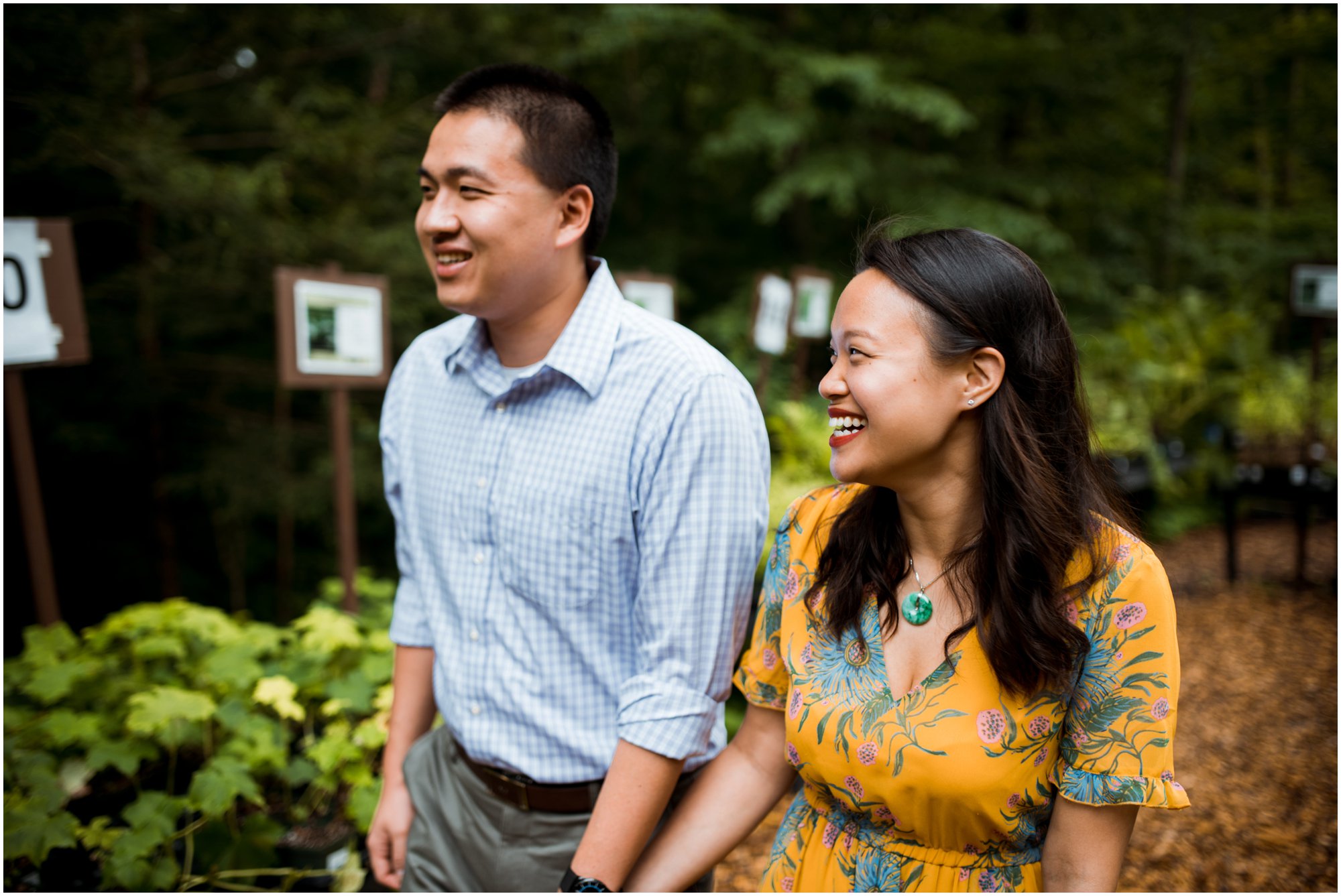 Summer Engagement Session at Bowman's Hill Wildlife Preserve