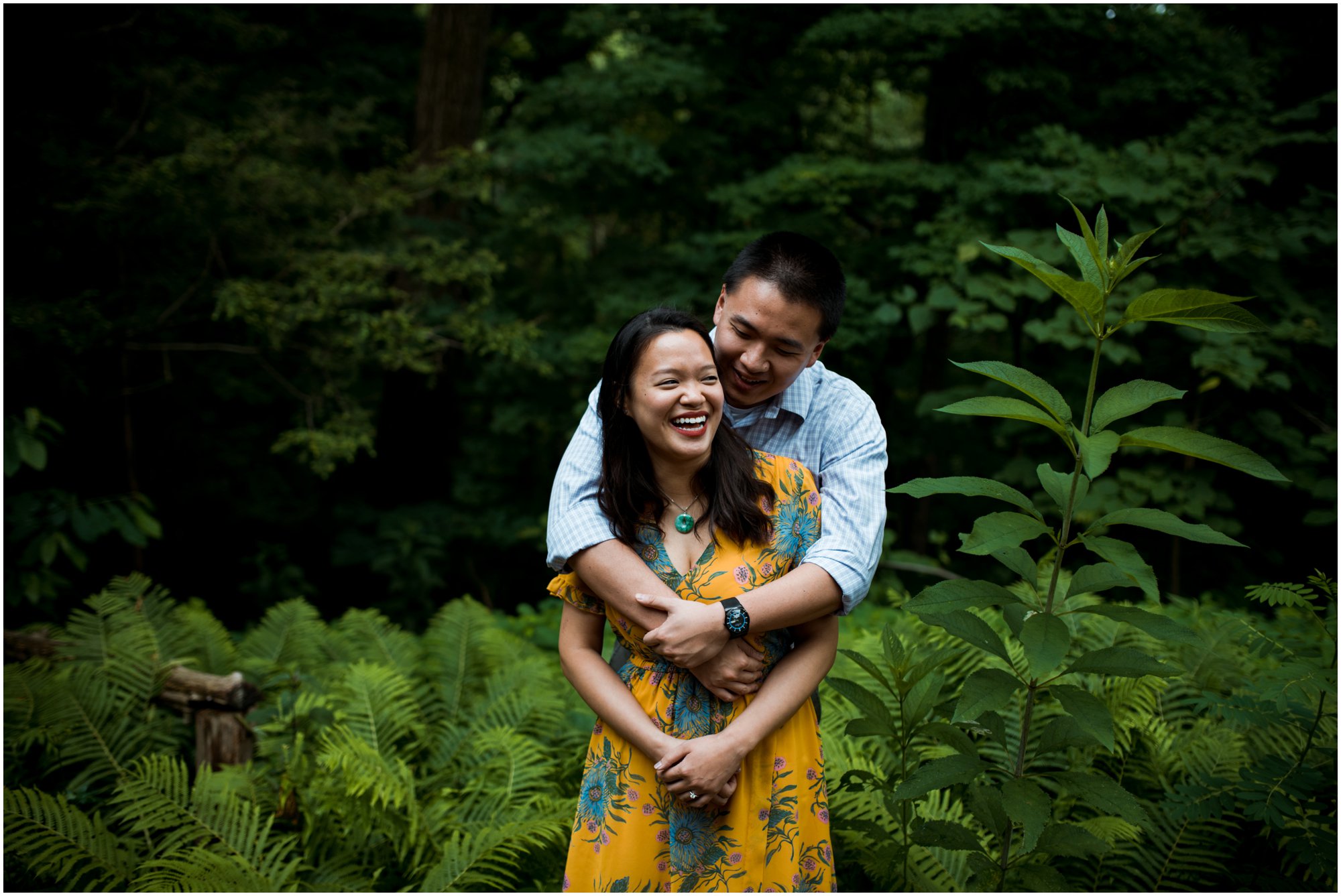 Summer Engagement Session at Bowman's Hill Wildlife Preserve