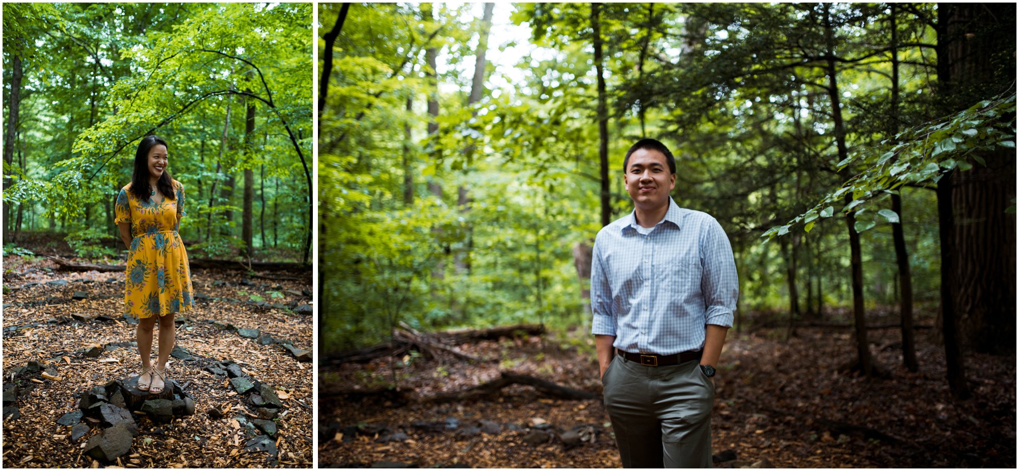 Summer Engagement Session at Bowman's Hill Wildlife Preserve