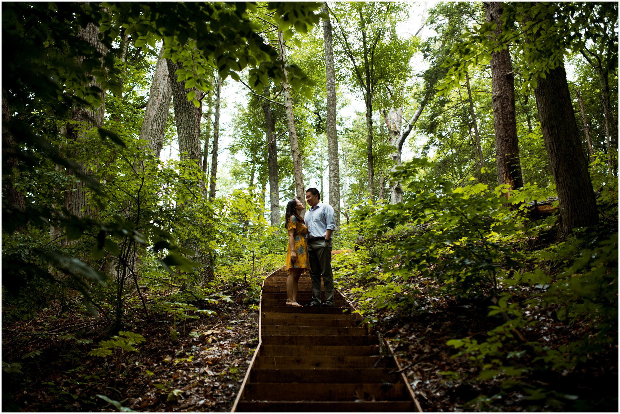 Summer Engagement Session at Bowman's Hill Wildlife Preserve