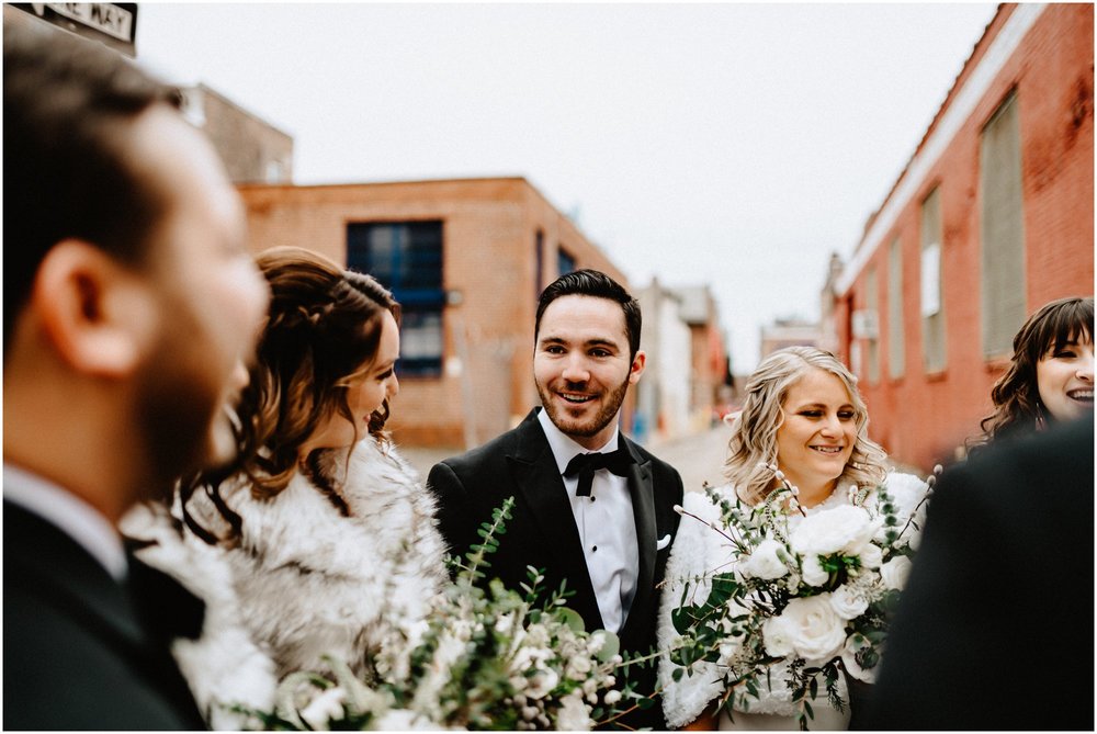 Colorful Winter Wedding Philadelphia Fairmount Horticulture Center Rolls Royce