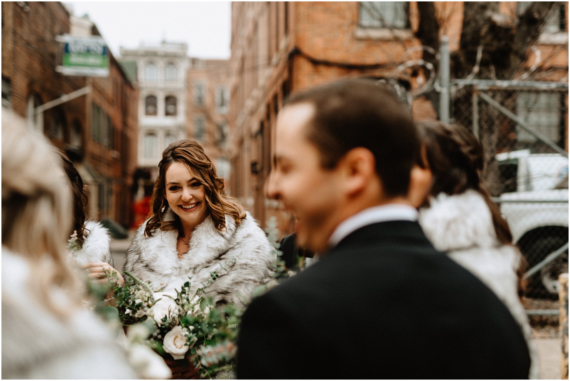 Colorful Winter Wedding Philadelphia Fairmount Horticulture Center Rolls Royce