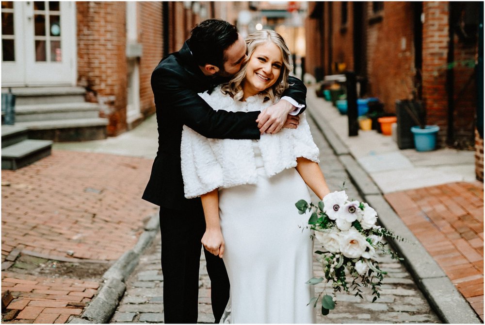 Colorful Winter Wedding Philadelphia Fairmount Horticulture Center Rolls Royce