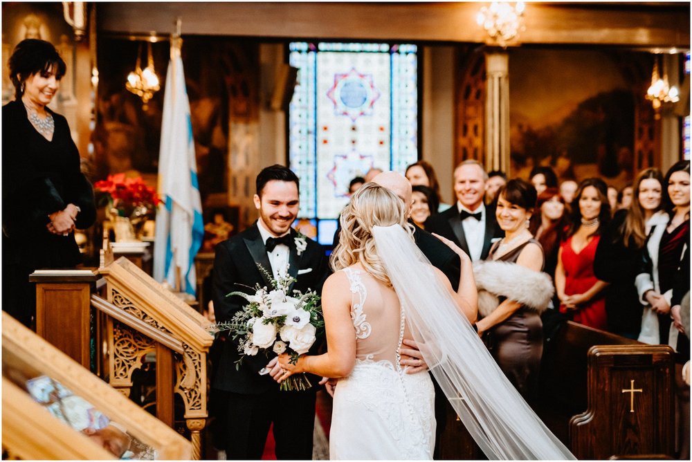 Colorful Winter Wedding Philadelphia Fairmount Horticulture Center Rolls Royce